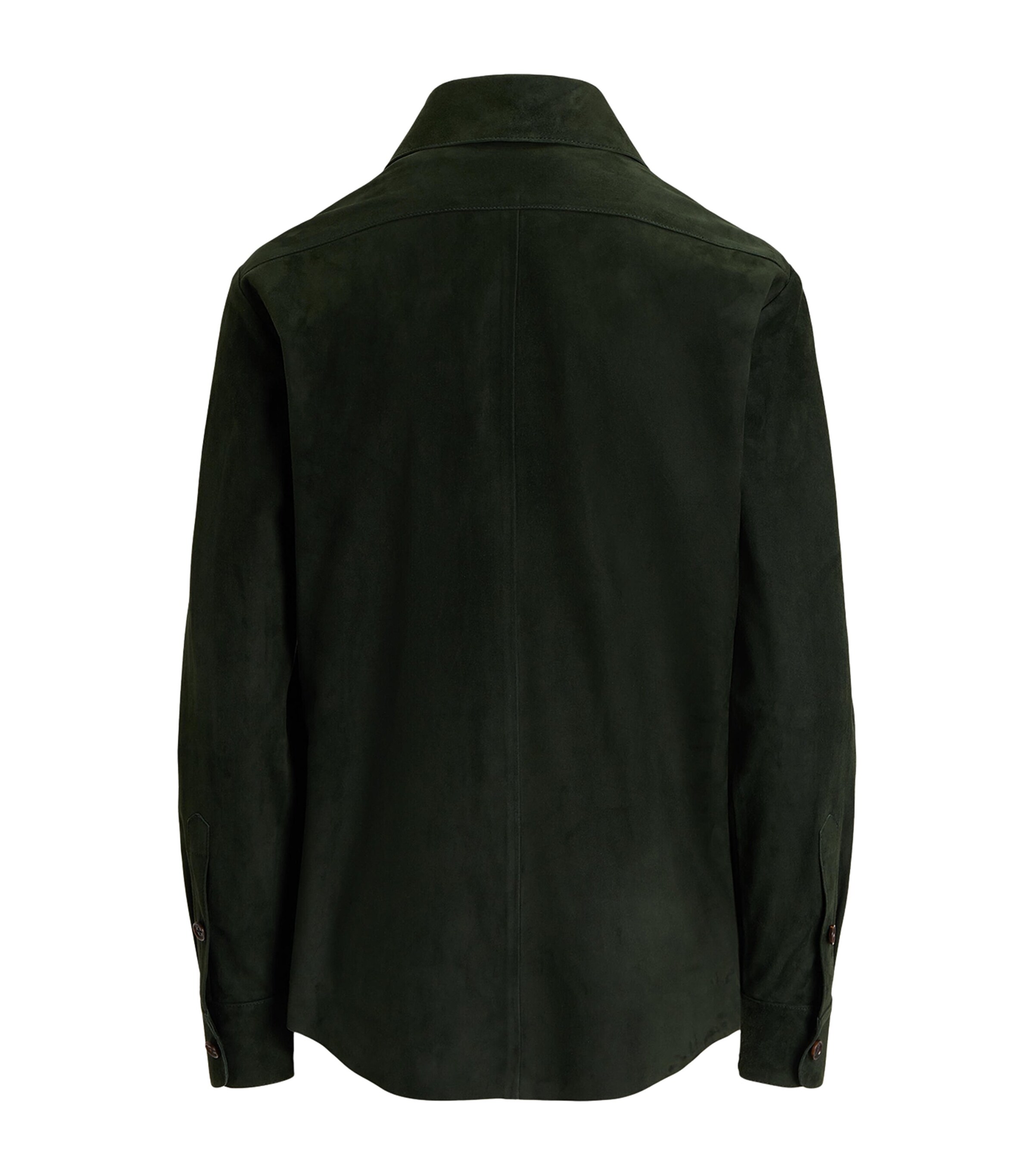 Lamb Suede Shirt DARK RACING GREEN Image 2