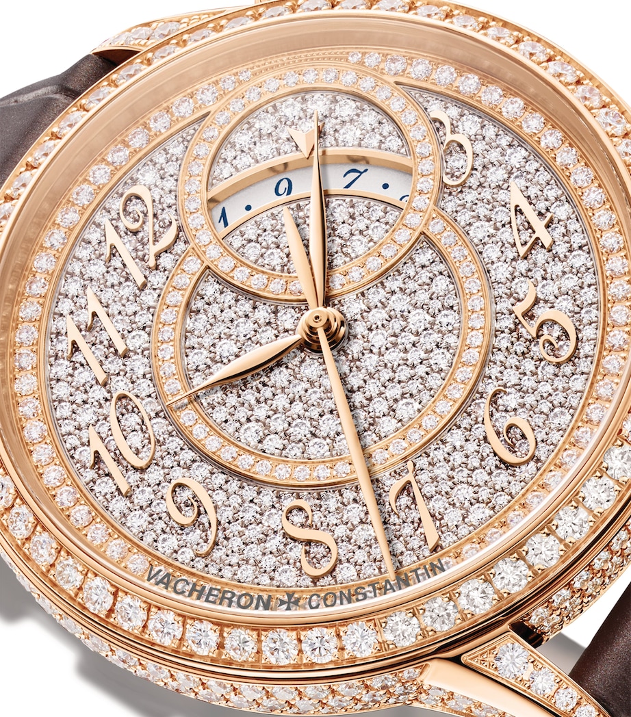 Rose Gold and Diamond Egérie Watch 35mm RED GOLD Image 8