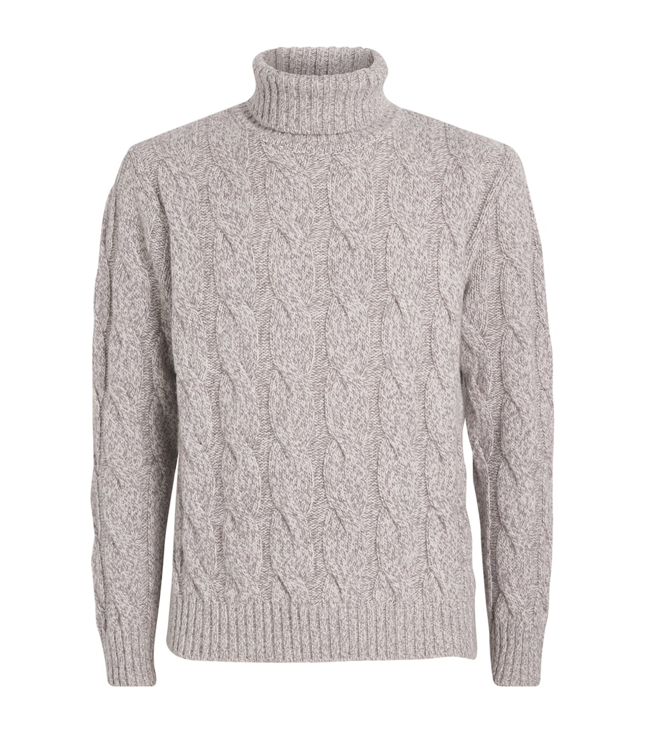Wool Rollneck Sweater MIRTILLO Image 1