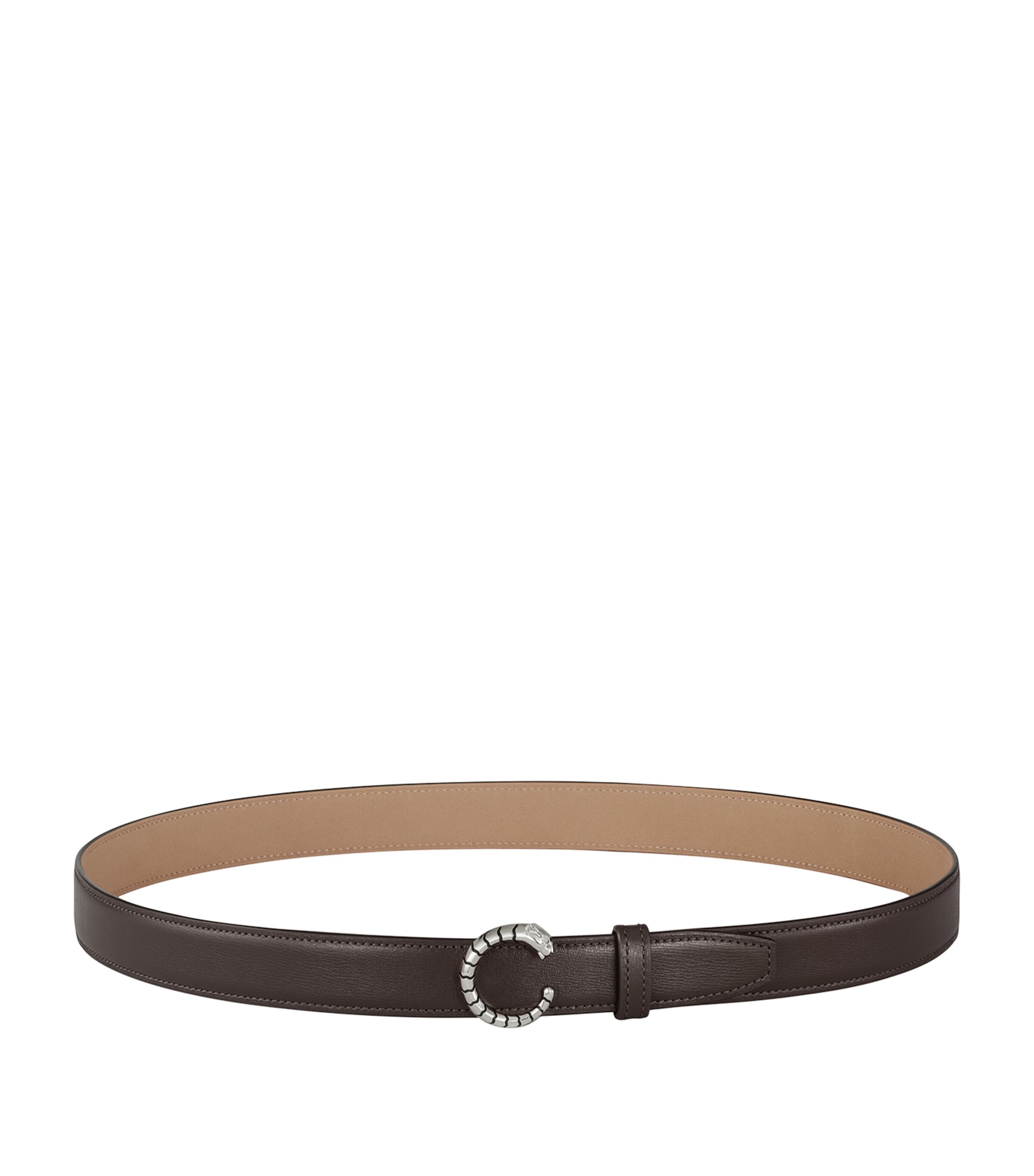 Cartier Leather Panthère de Cartier Belt (85cm) Brown Image 1