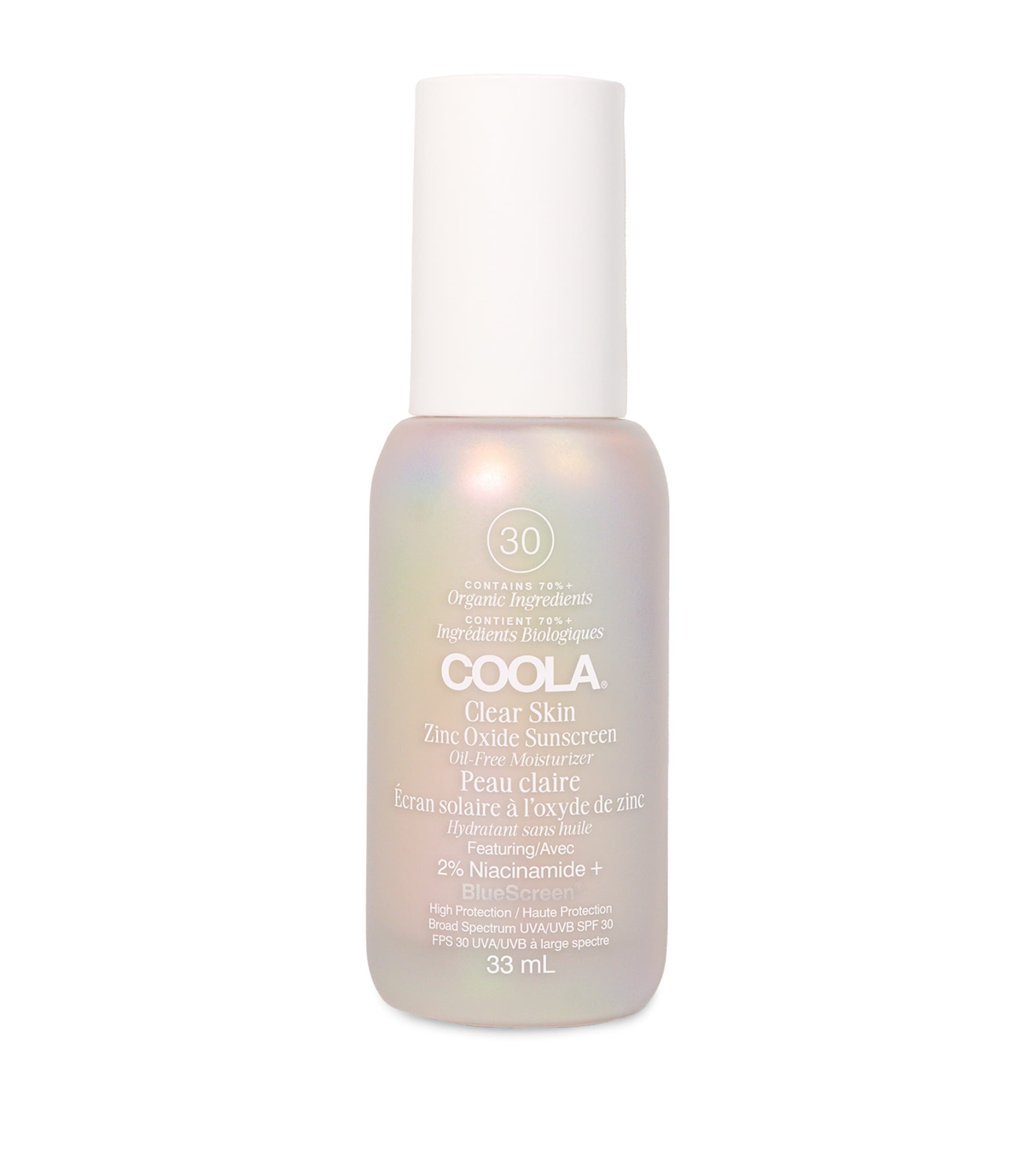 COOLA Clear Skin Zinc Oxide Oil-Free Moisturizer SPF 30 (33ml) Image 1