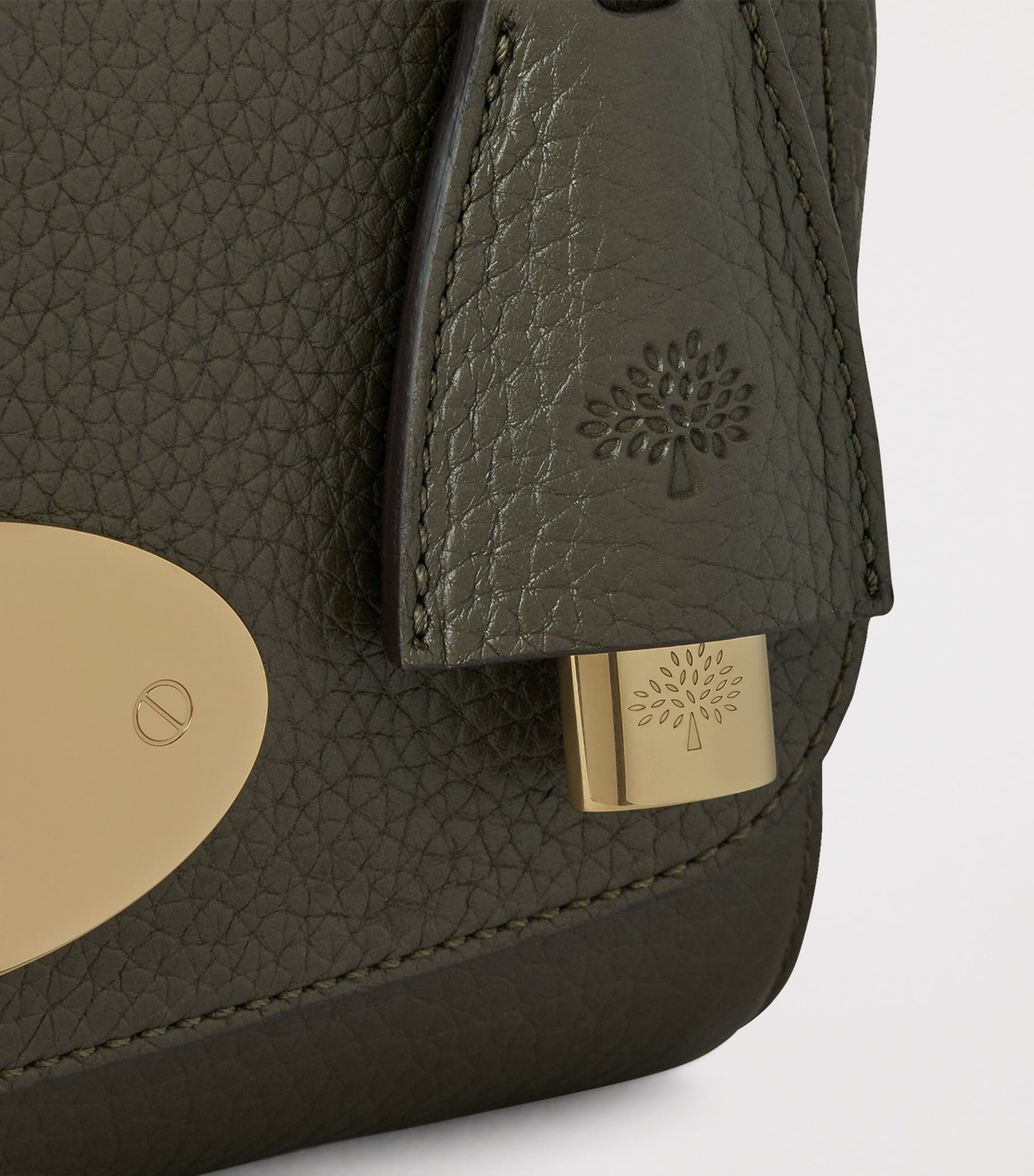 Leather Lily Shoulder Bag JUNIPER GREEN Image 6