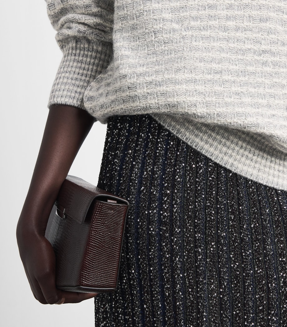 Missoni Womens Mock-Neck Sweater White And Grey Image 3