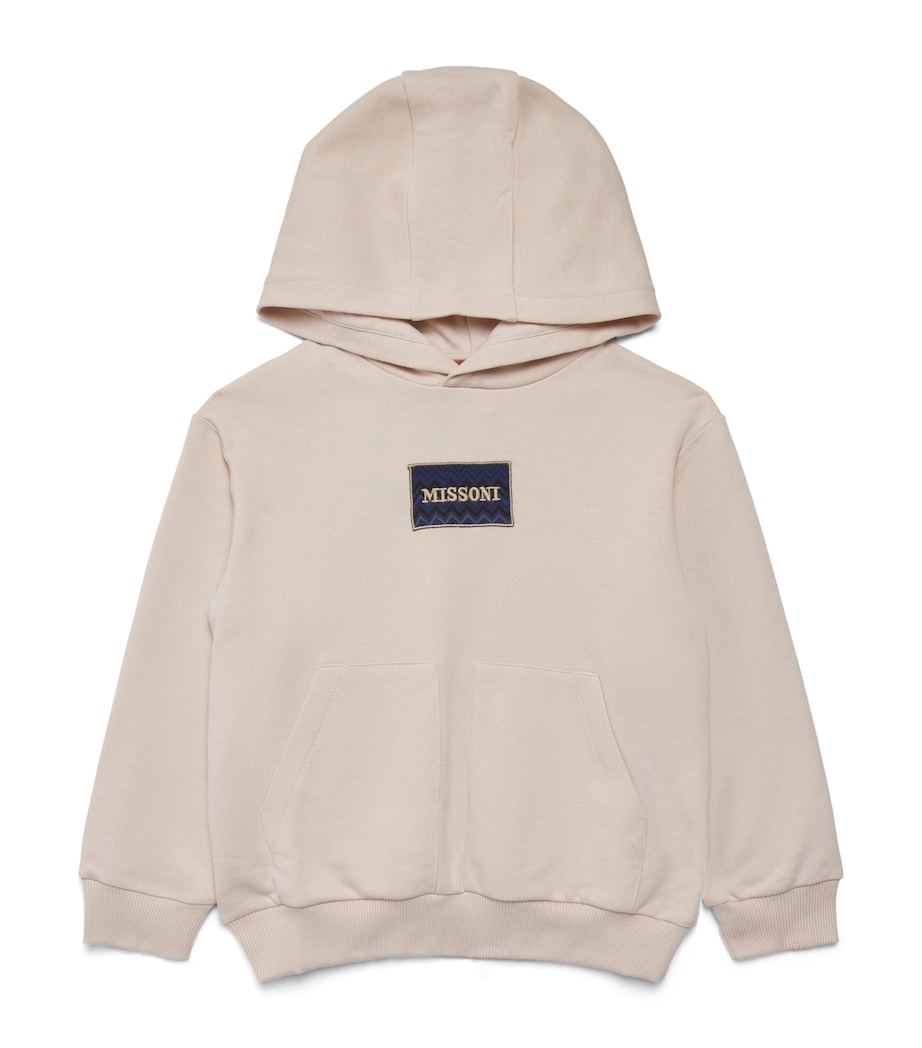Missoni Kids Zigzag Logo Sweatshirt (4-14 Years) Nut Brown Image 1