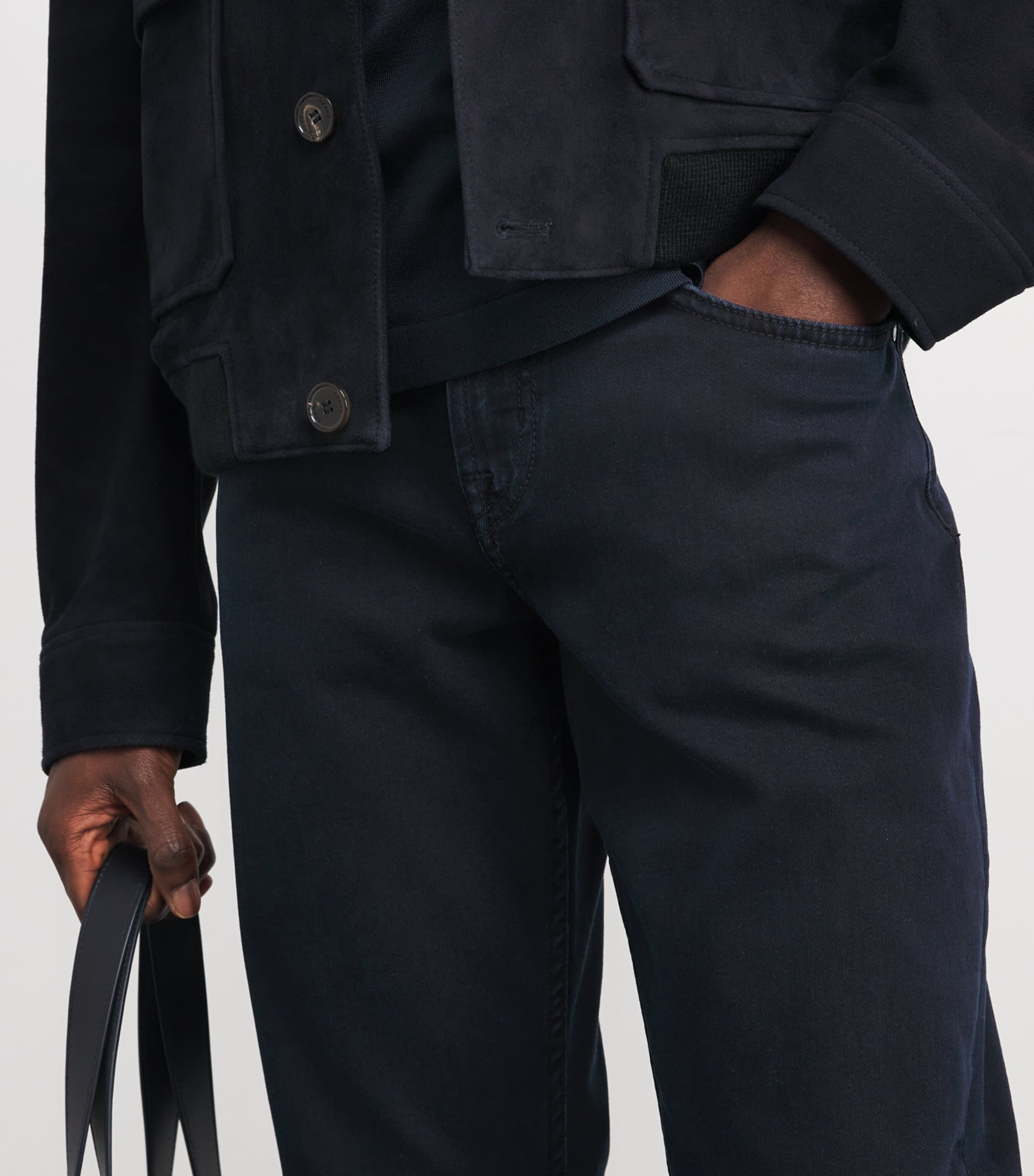 Slimmy Tapered Jeans BLUE BLACK Image 6