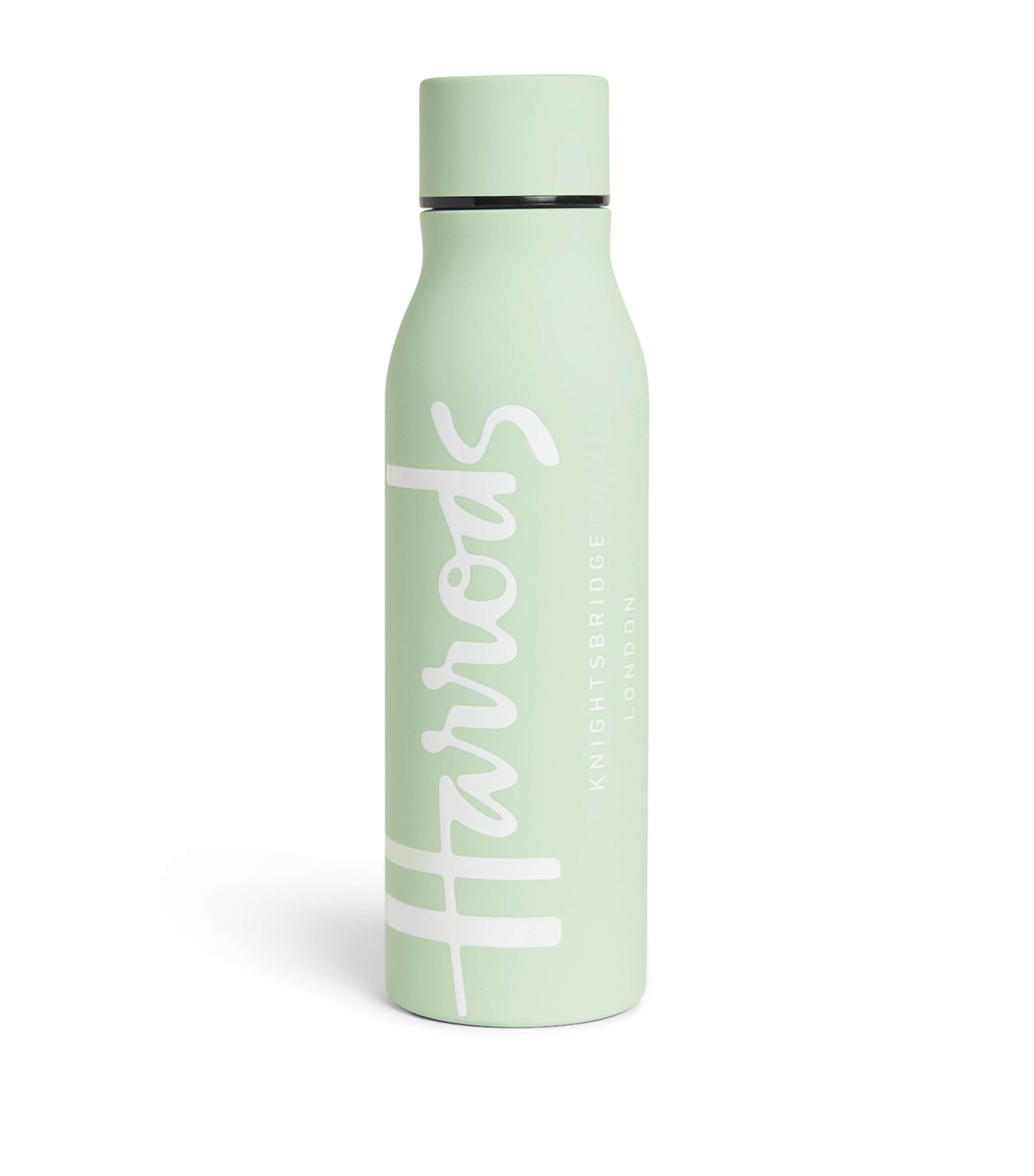Harrods Logo Water Bottle (450ml) Pale Green Image 1