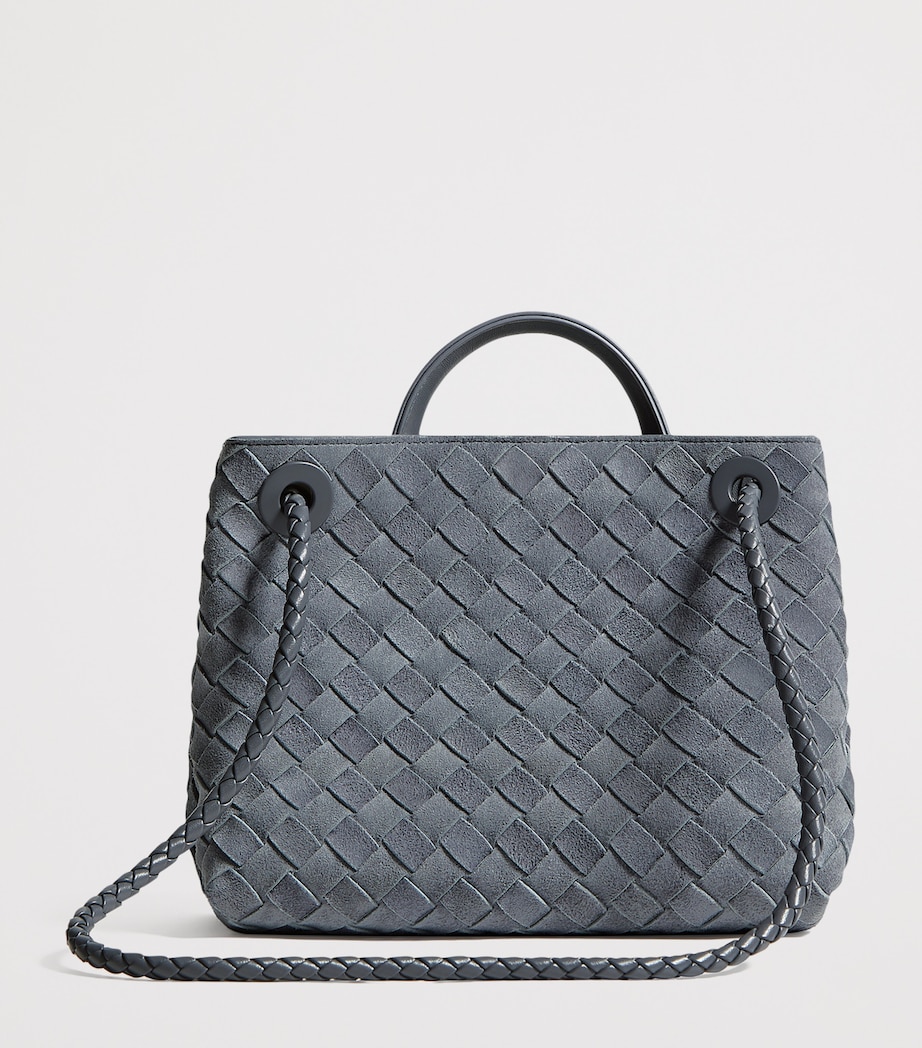 Bottega Veneta Womens Small Suede Andiamo Top-Handle Bag Image 5