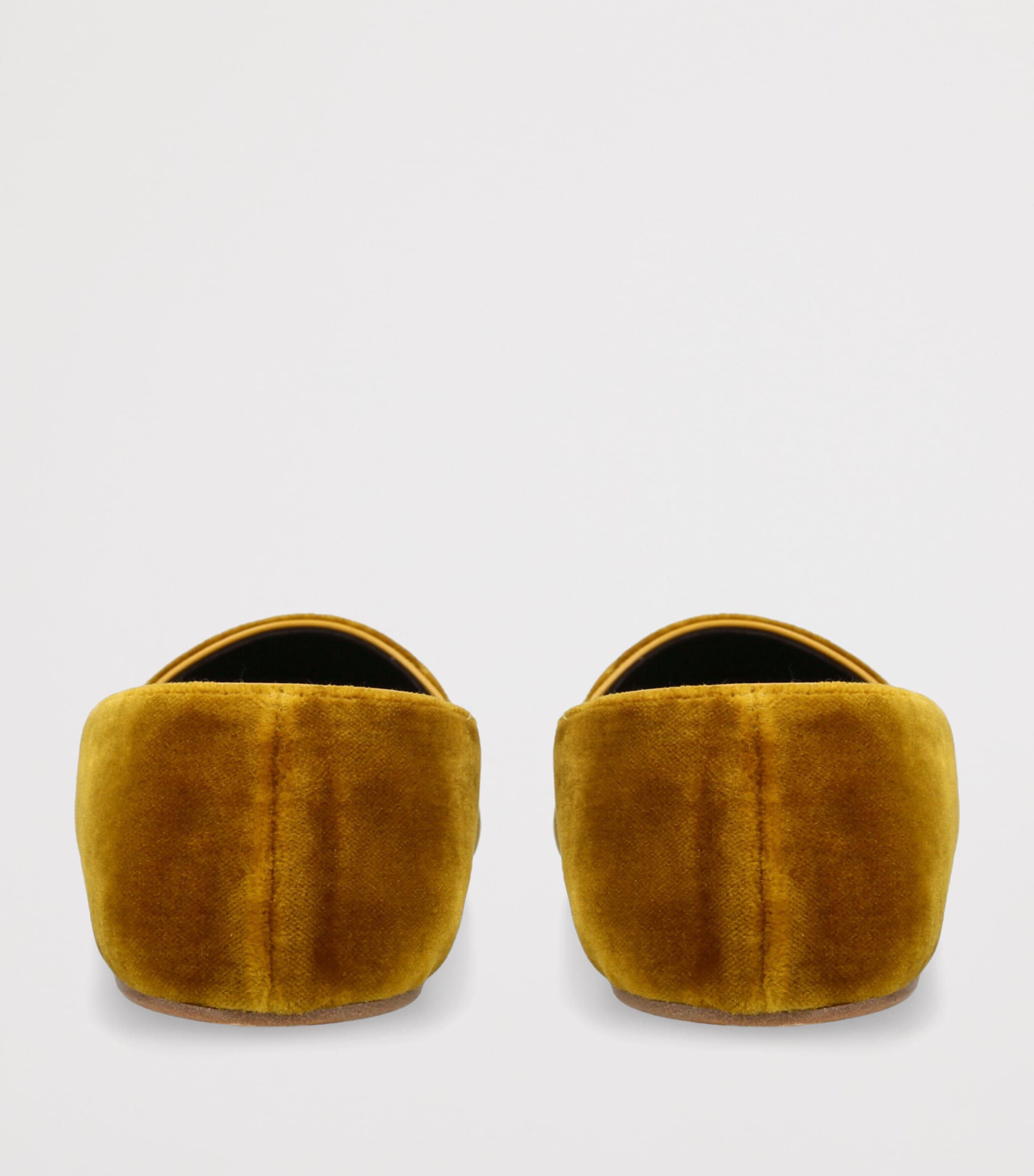 The Row Ponti Velvet Slippers Tan Image 4