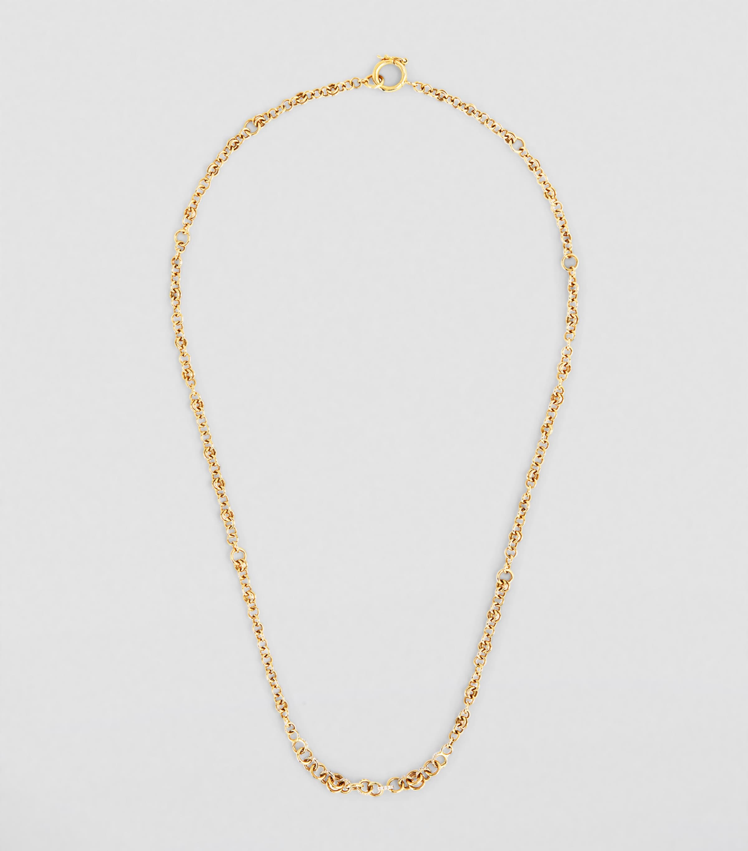 Spinelli Kilcollin Gold and Diamond Gravity Chain Necklace Gold Image 2