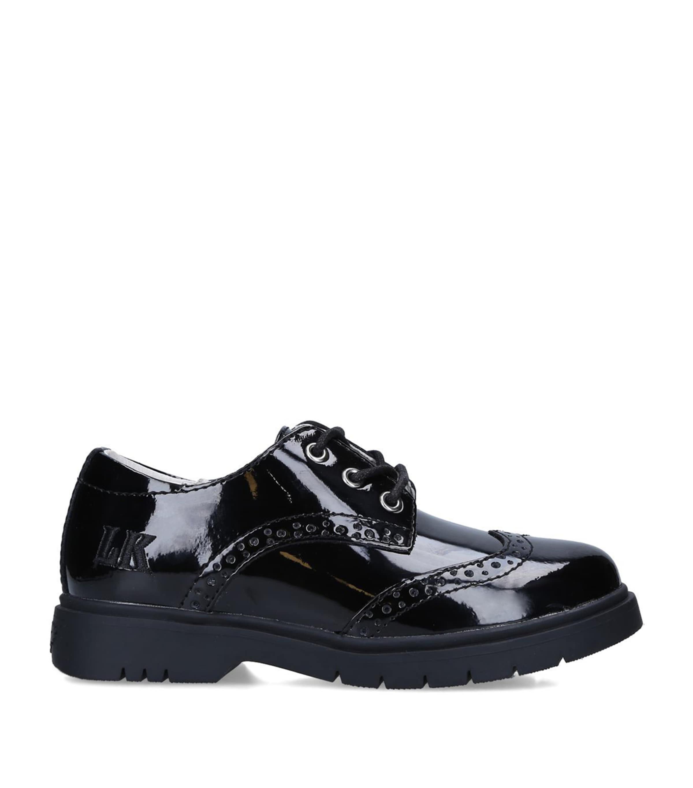 Lelli Kelly Patent Leather Florence Brogues Black Image 3