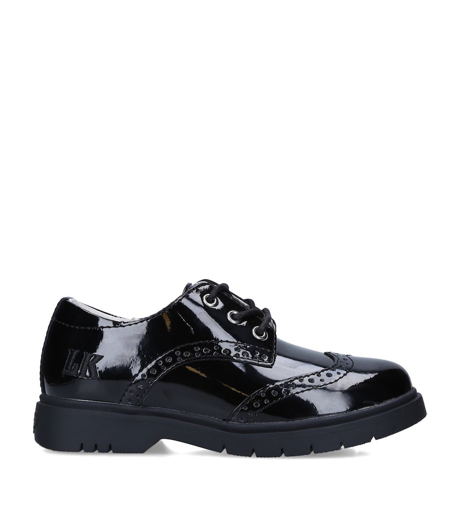 Lelli Kelly Patent Leather Florence Brogues Black Image 3