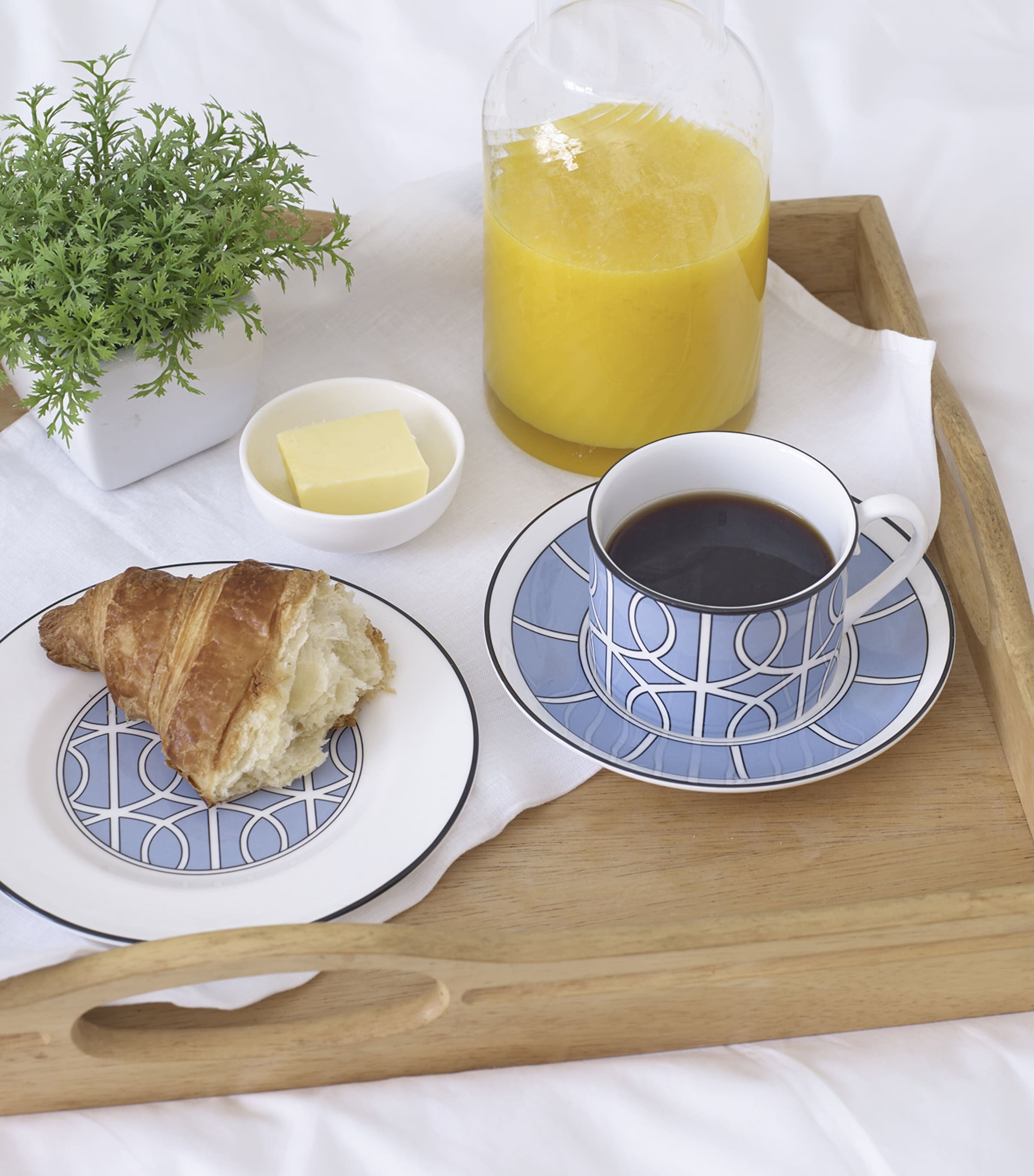 Loop Tea Plate BLUE Image 2