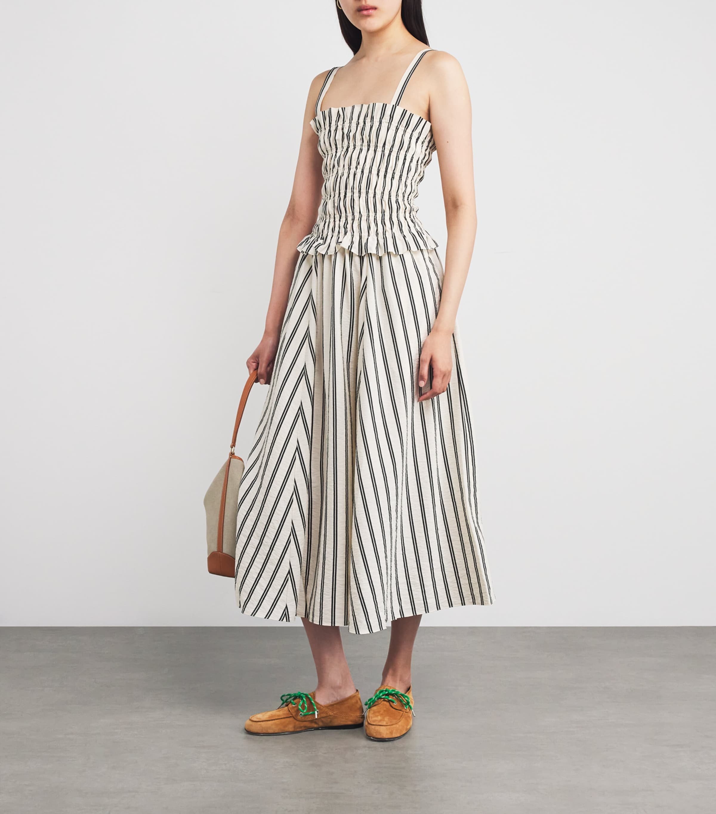 Polo Ralph Lauren Silk-Blend A-Line Midi Dress | Harrods US