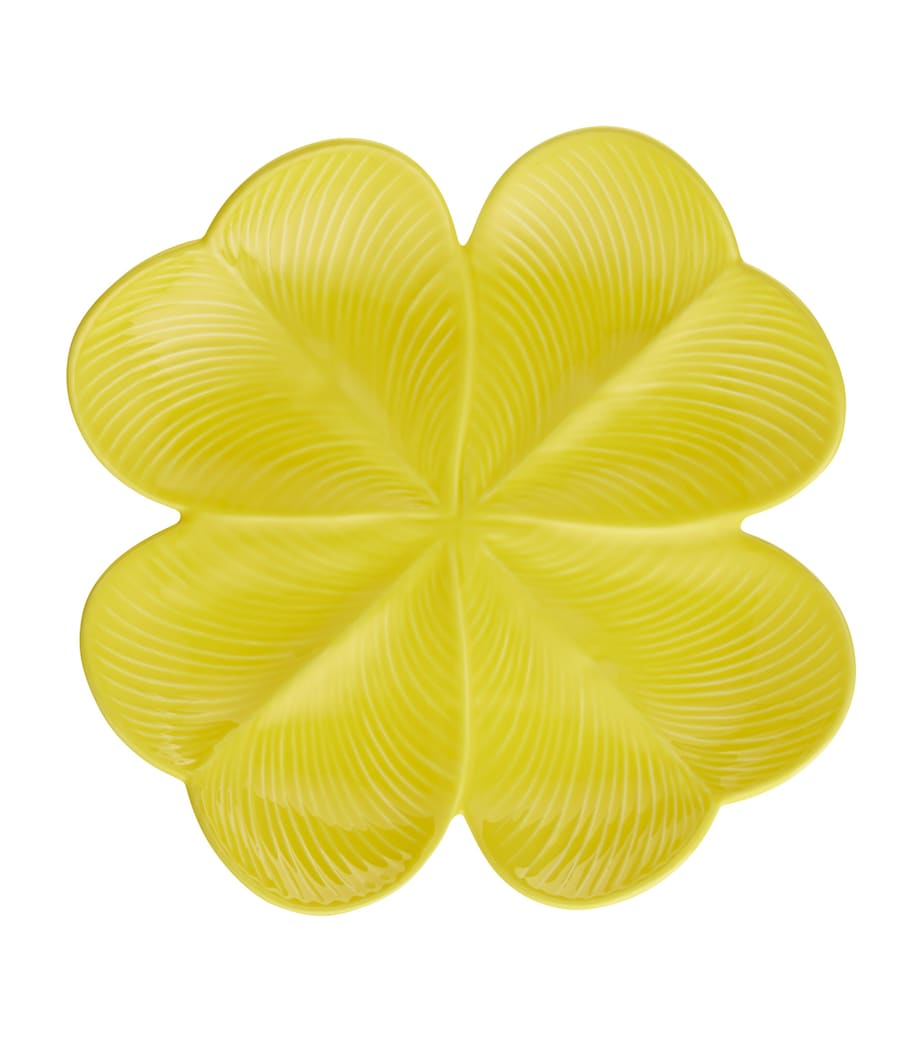 Ceramic Jour de Chance Centrepiece (30cm) YELLOW Image 1