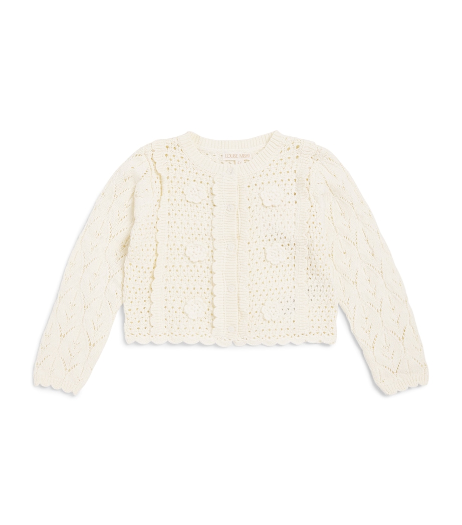 Louise Misha Cotton Chai Cardigan (3-4 Years) Image 1