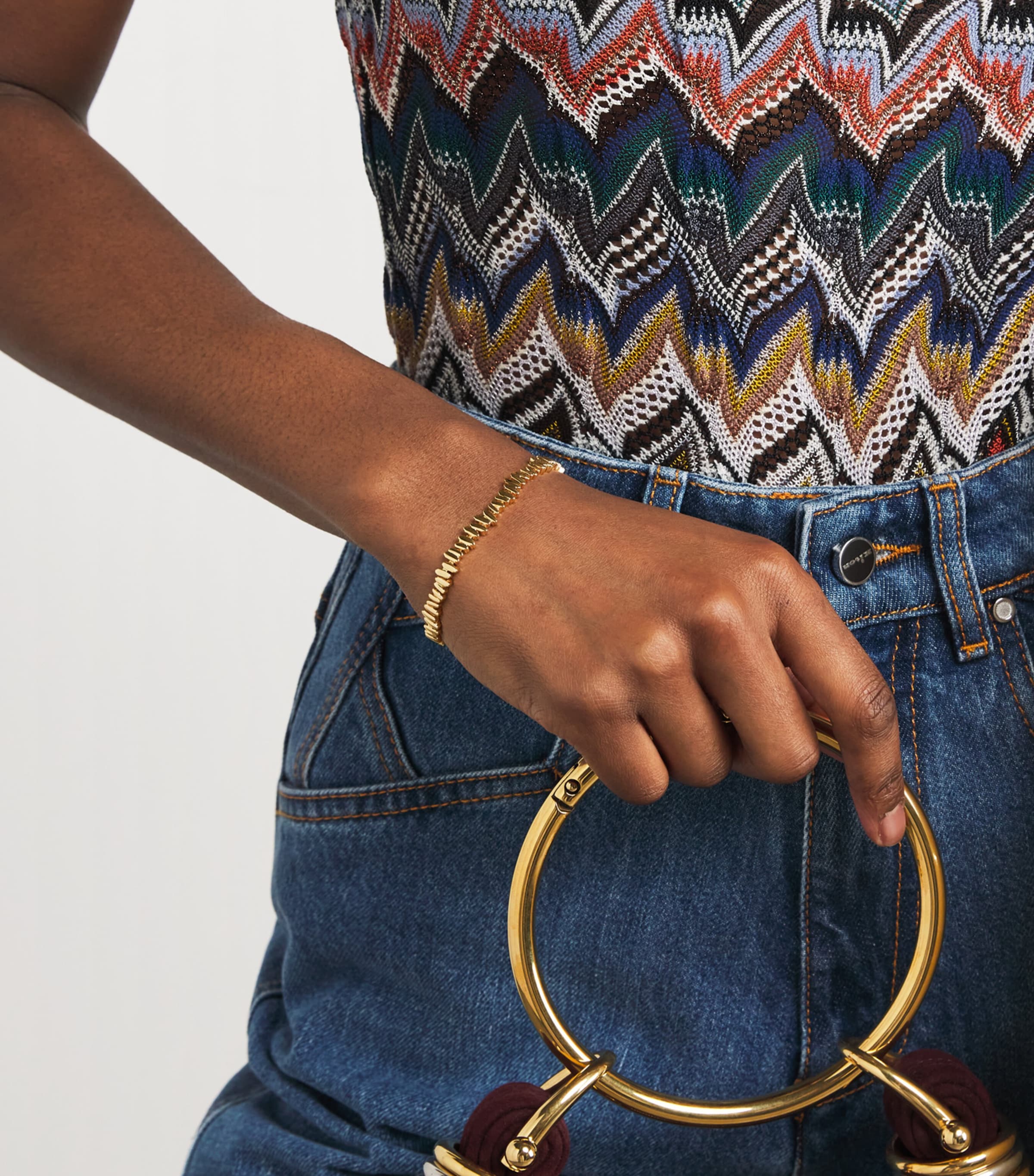 Rose Gold Golden Age Tennis Bracelet 18K RG Image 2