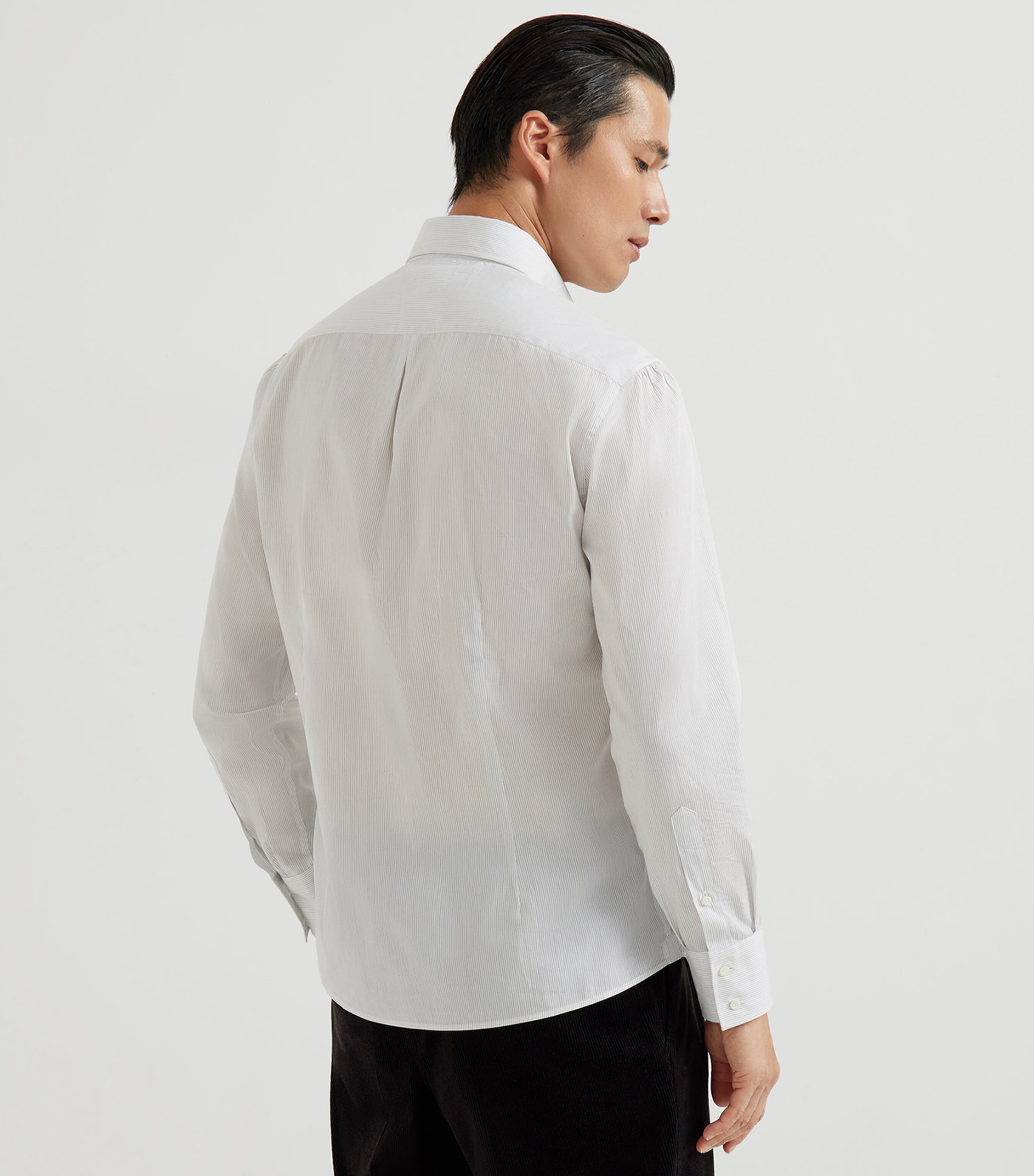 Cotton Stripe Shirt C049 Image 3