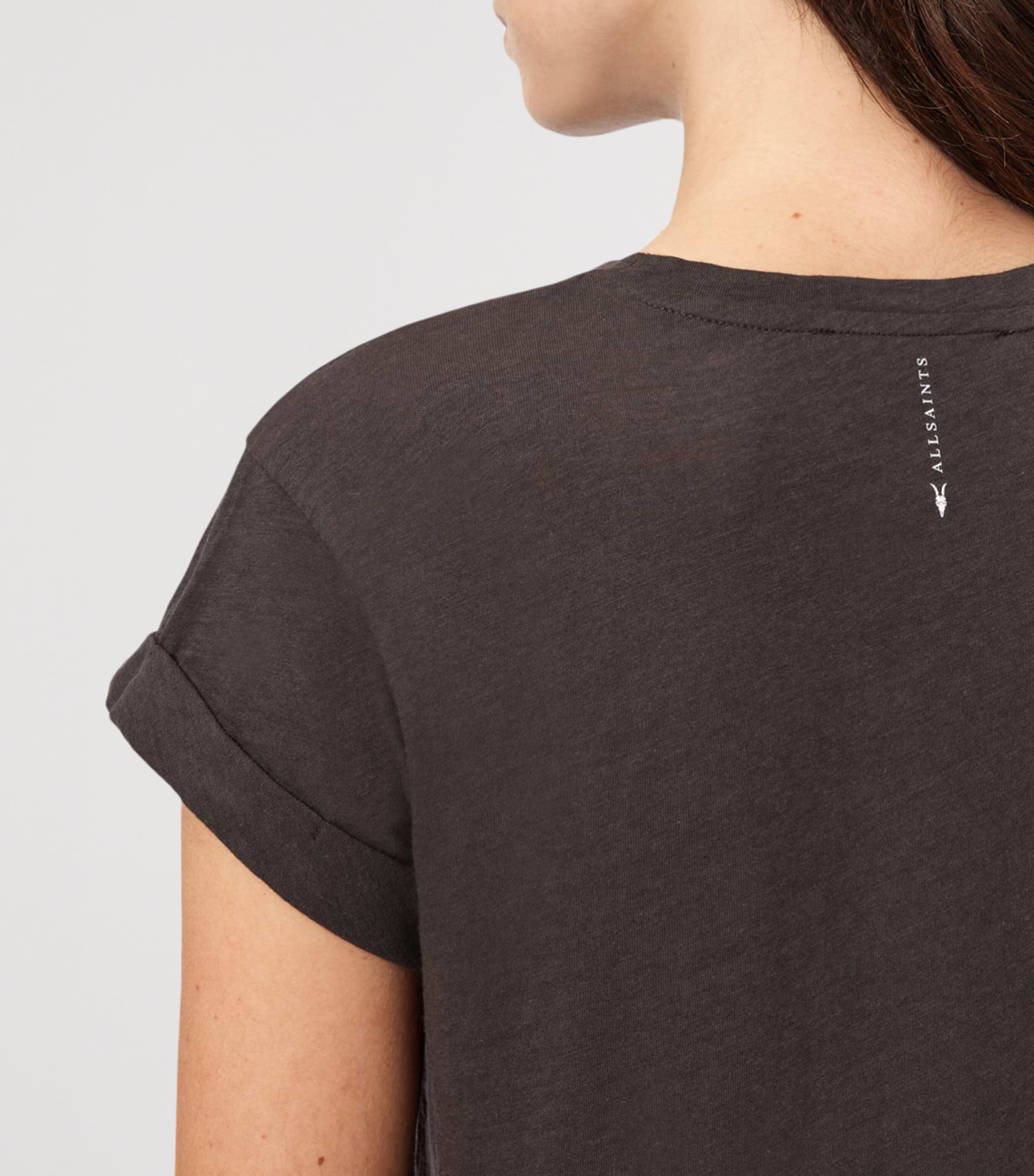 AllSaints Womens Slim Anna T-Shirt Bottle Brown Image 5