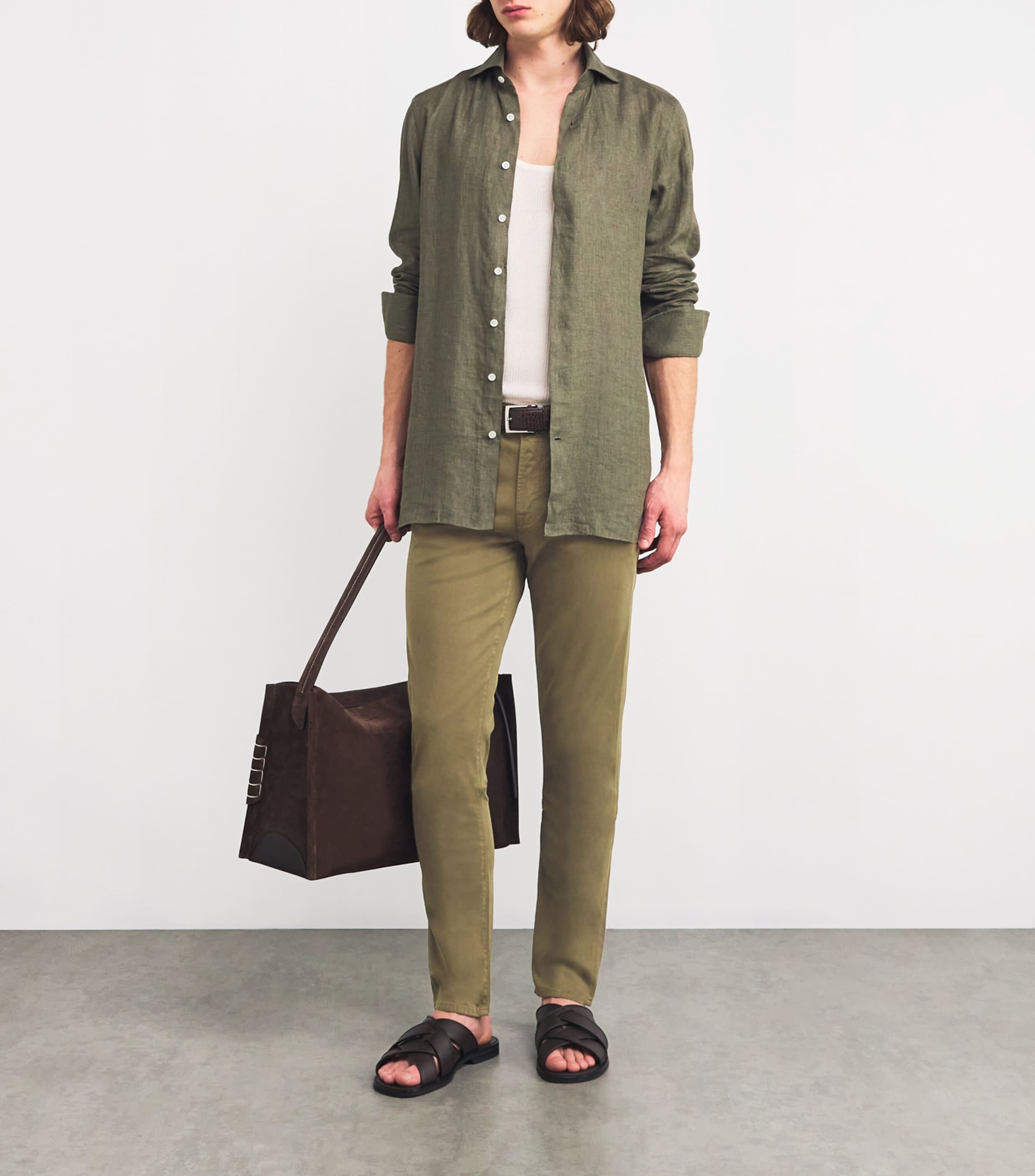 Citizens of Humanity Mens London Tapered Slim Trousers Losol Los Alivos Image 2