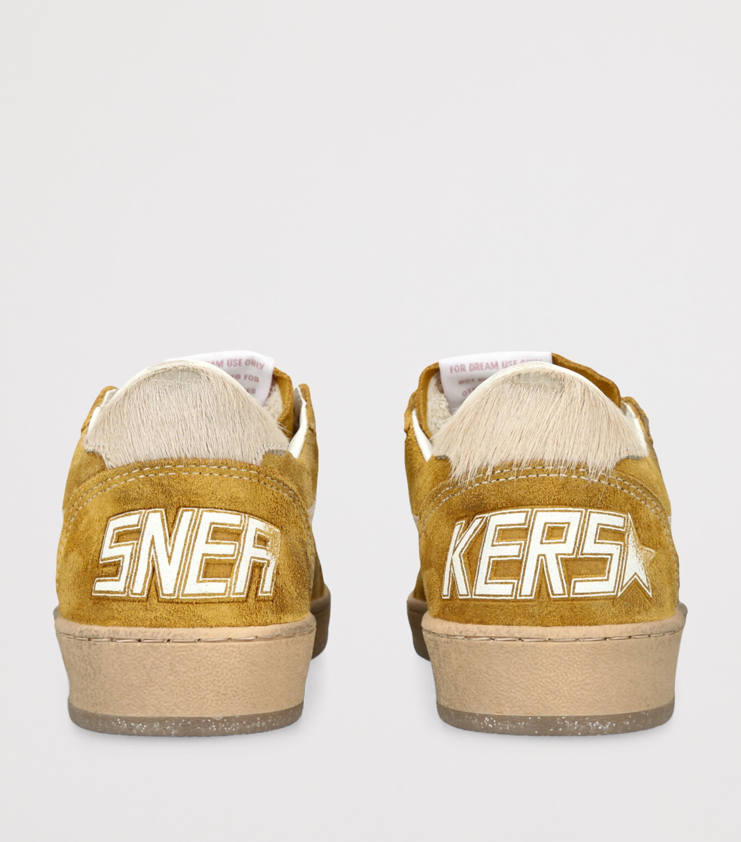 Golden Goose Suede Ball Star Sneakers Tan Comb Image 2