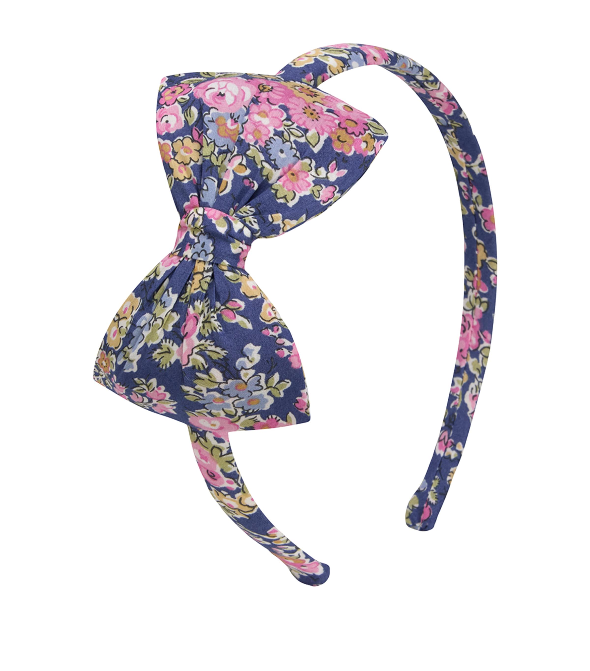 Trotters Cotton Alice Floral Headband Cornflower Image 1