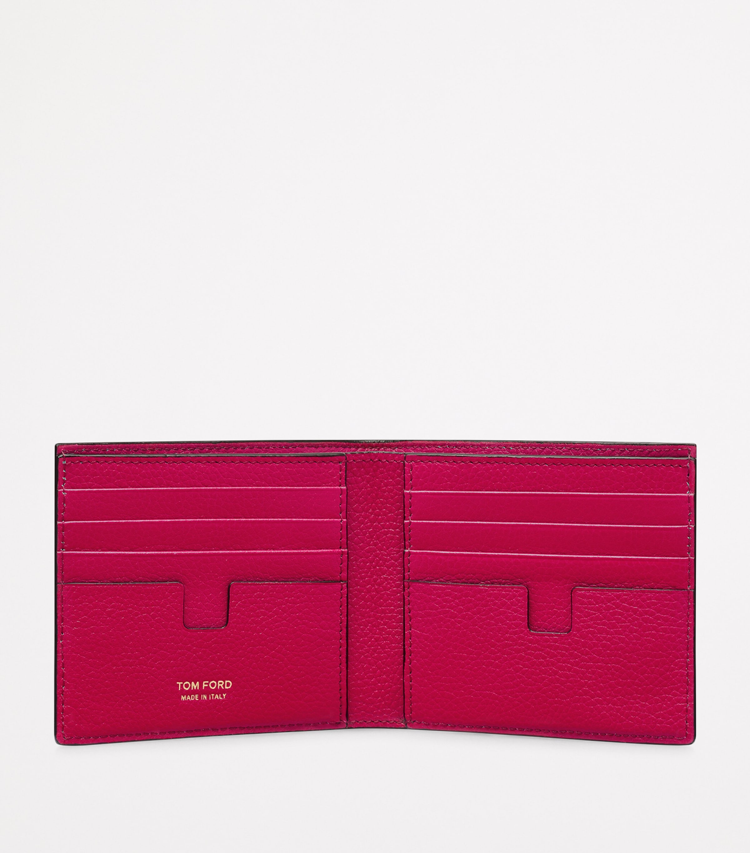 Leather T-Line Classic Bifold Wallet 1P012 Image 3