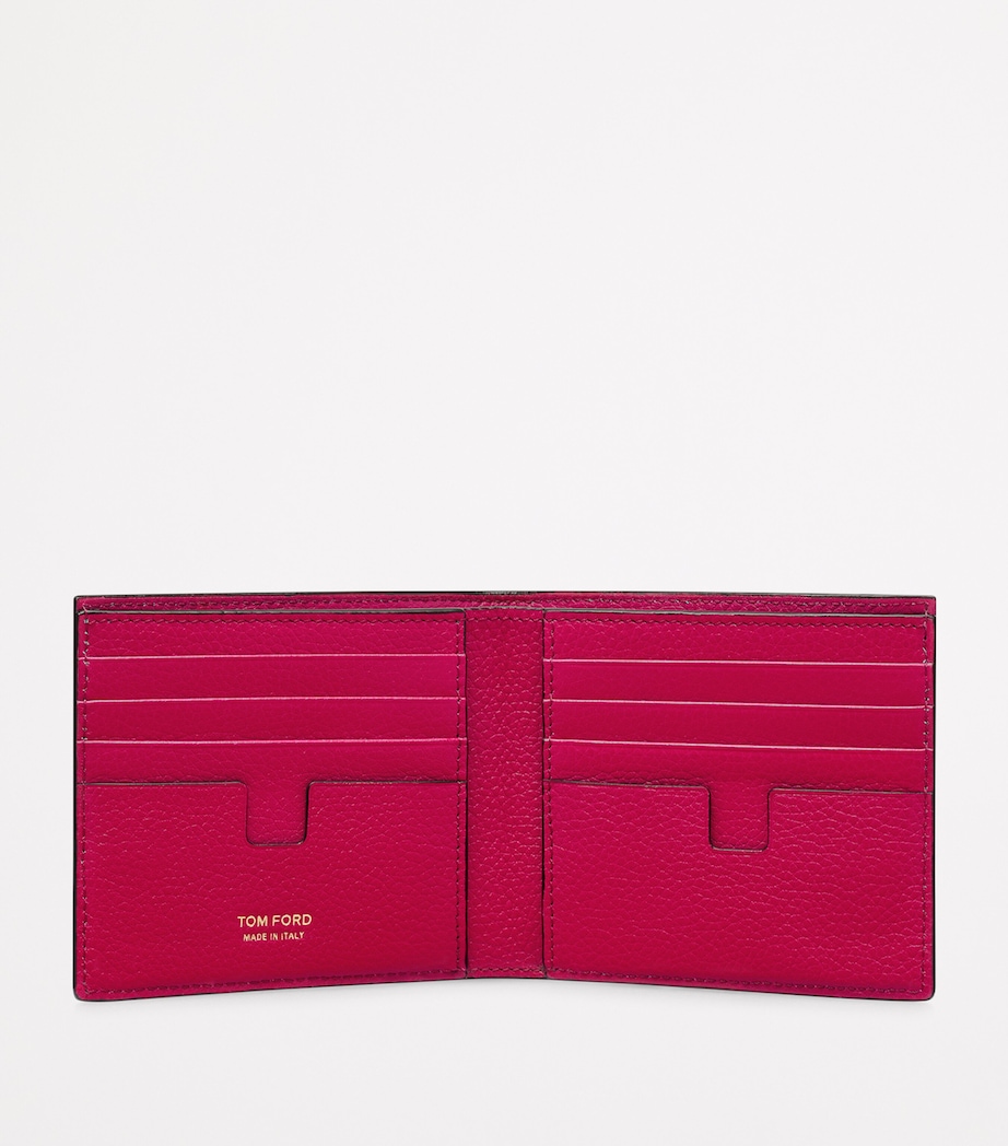 Leather T-Line Classic Bifold Wallet 1P012 Image 3