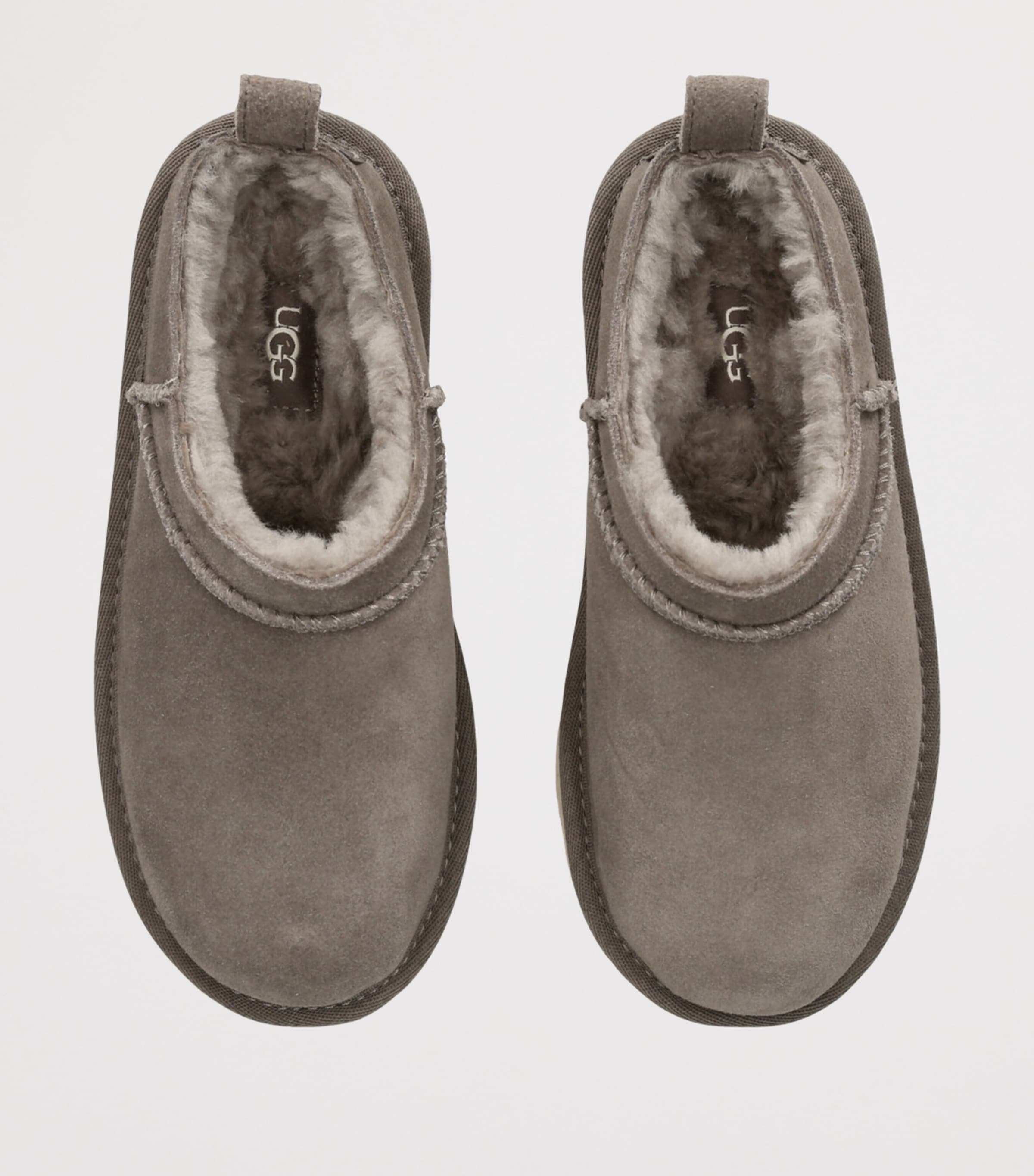 UGG Kids Suede Classic Micro Boots Dark Green Image 3