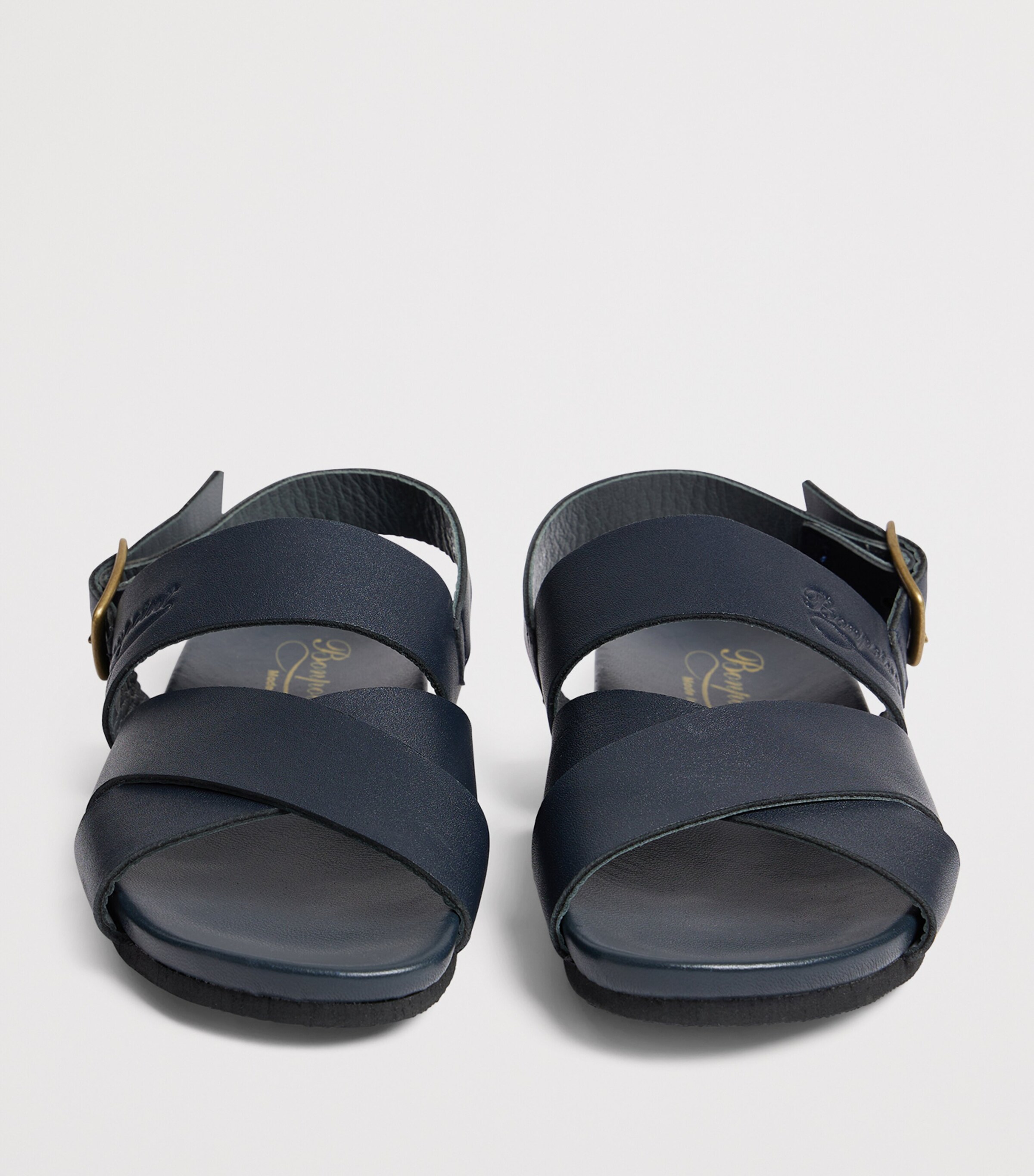 Leather Sandals MARINE Image 3