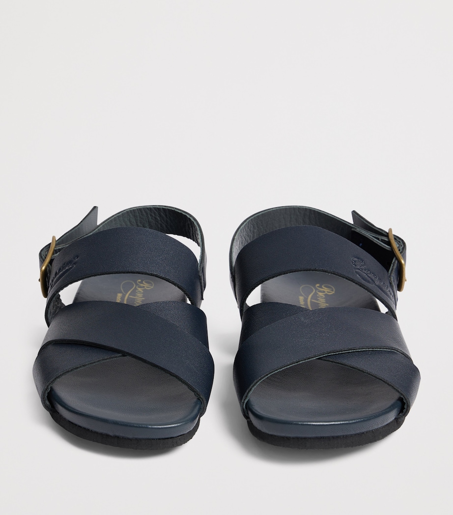 Leather Sandals MARINE Image 3