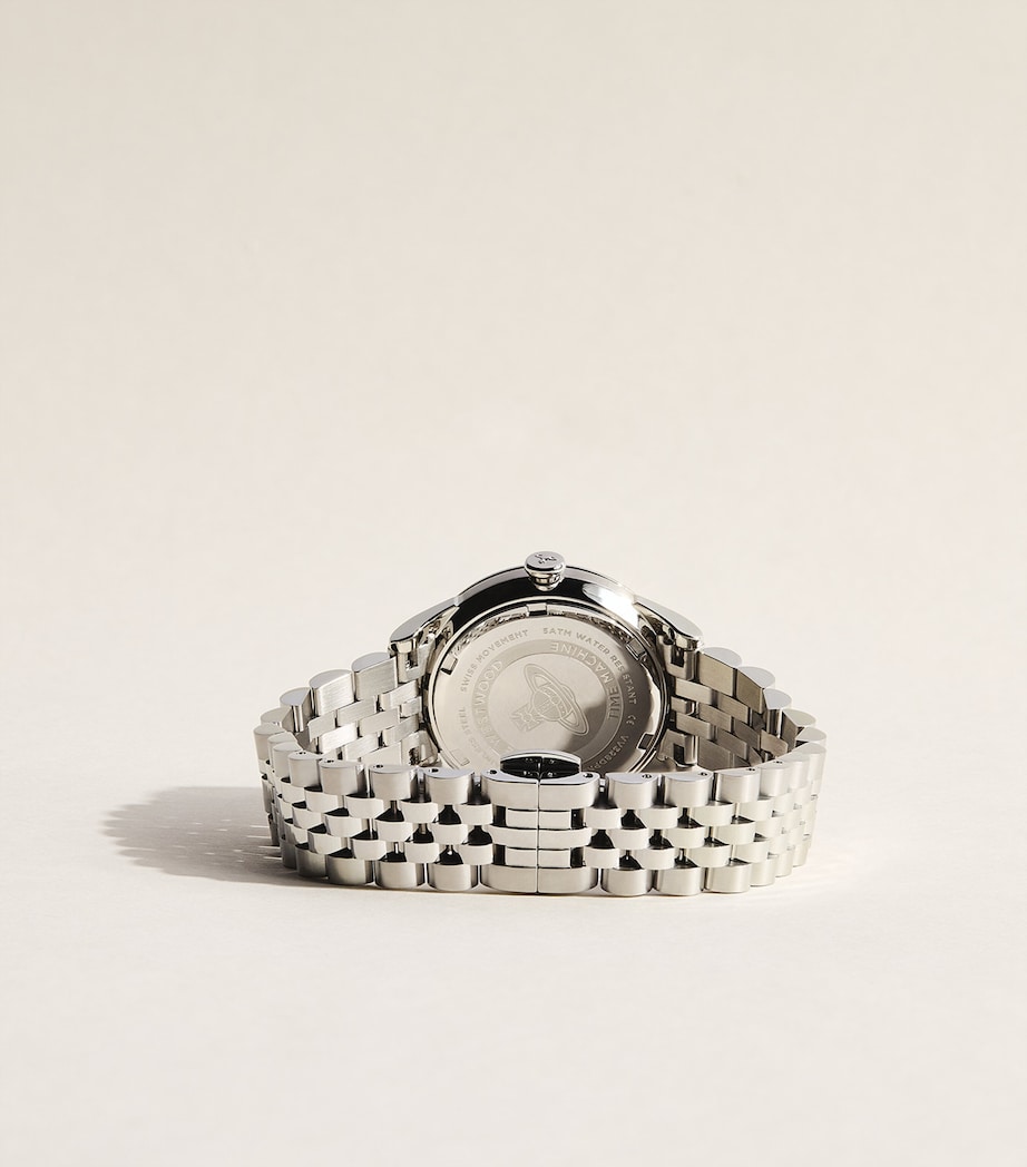 Vivienne Westwood Stainless Steel Little Seymour Watch 32mm Silver Image 3