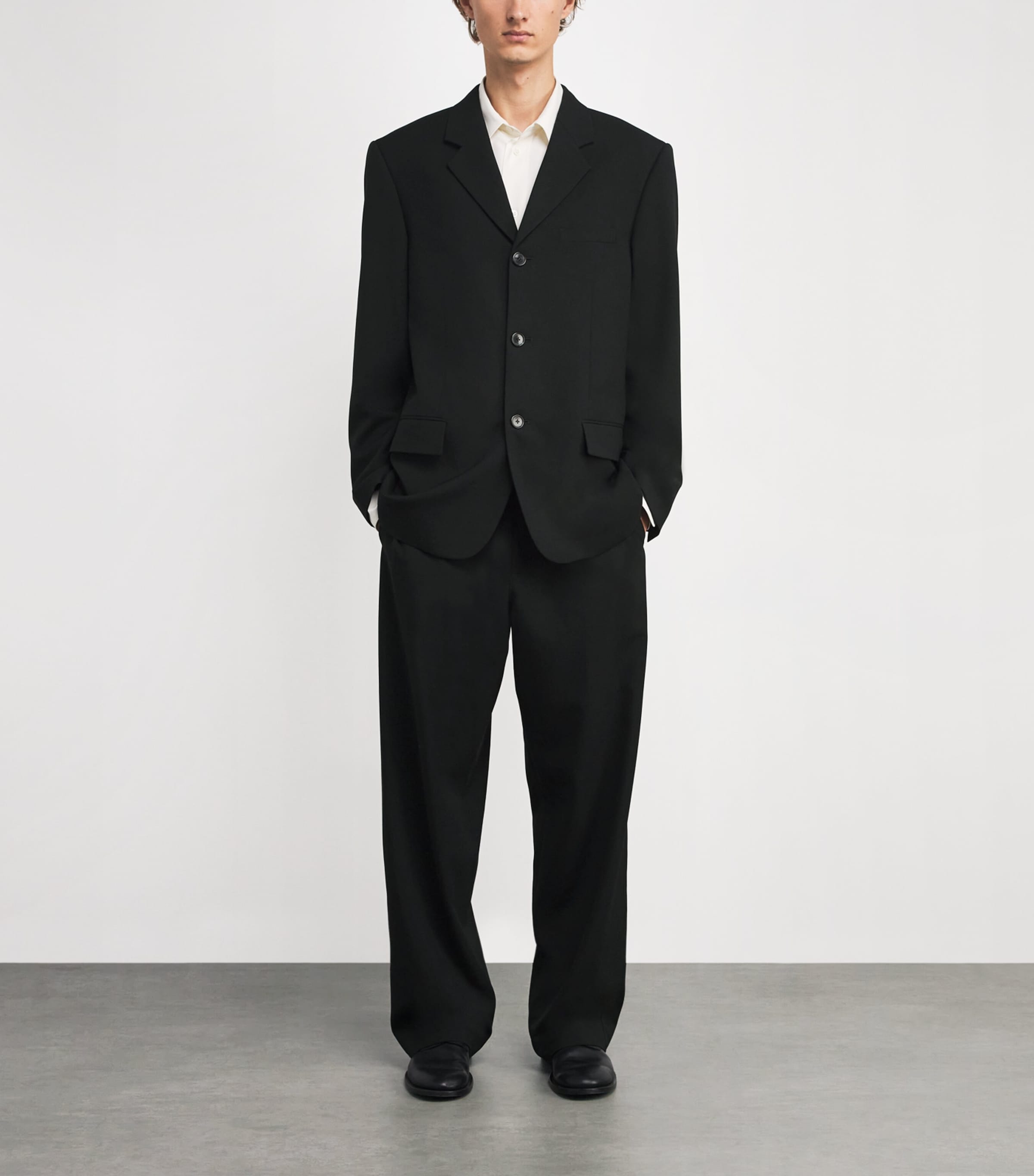 Corley Wool Trousers BLACK Image 2