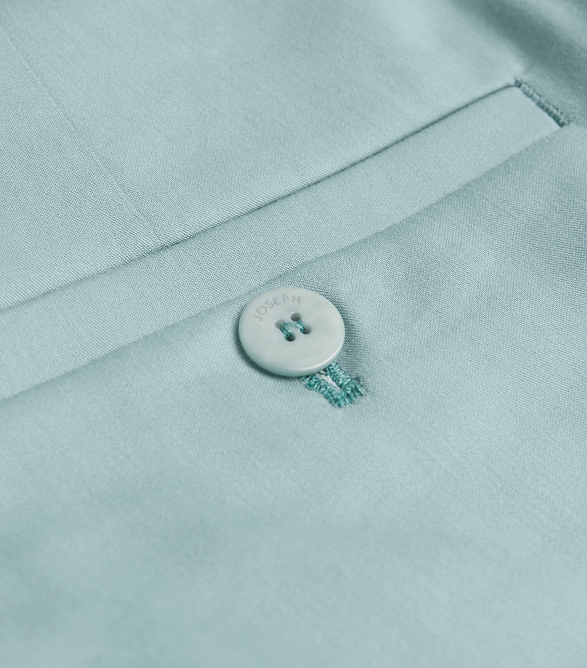 Stretch-Cotton Bing Court Trousers LAGOON Image 5