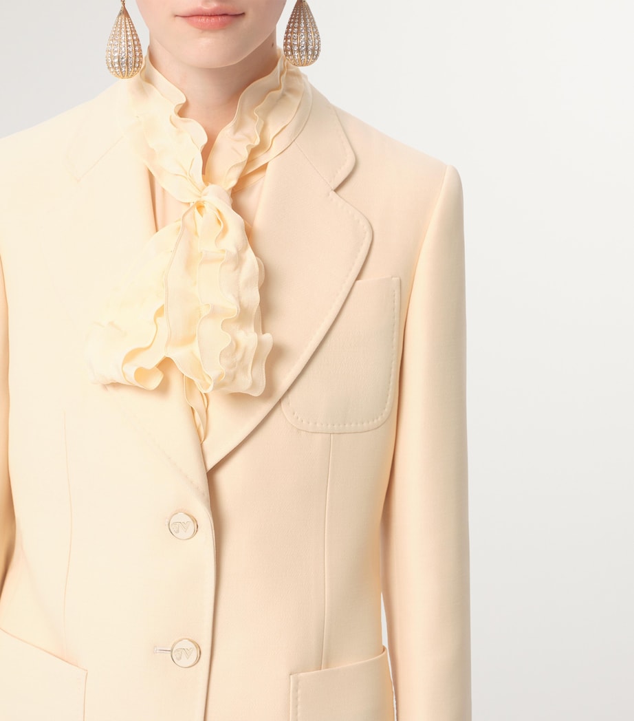 Virgin Wool-Silk Blazer ET5 Image 3