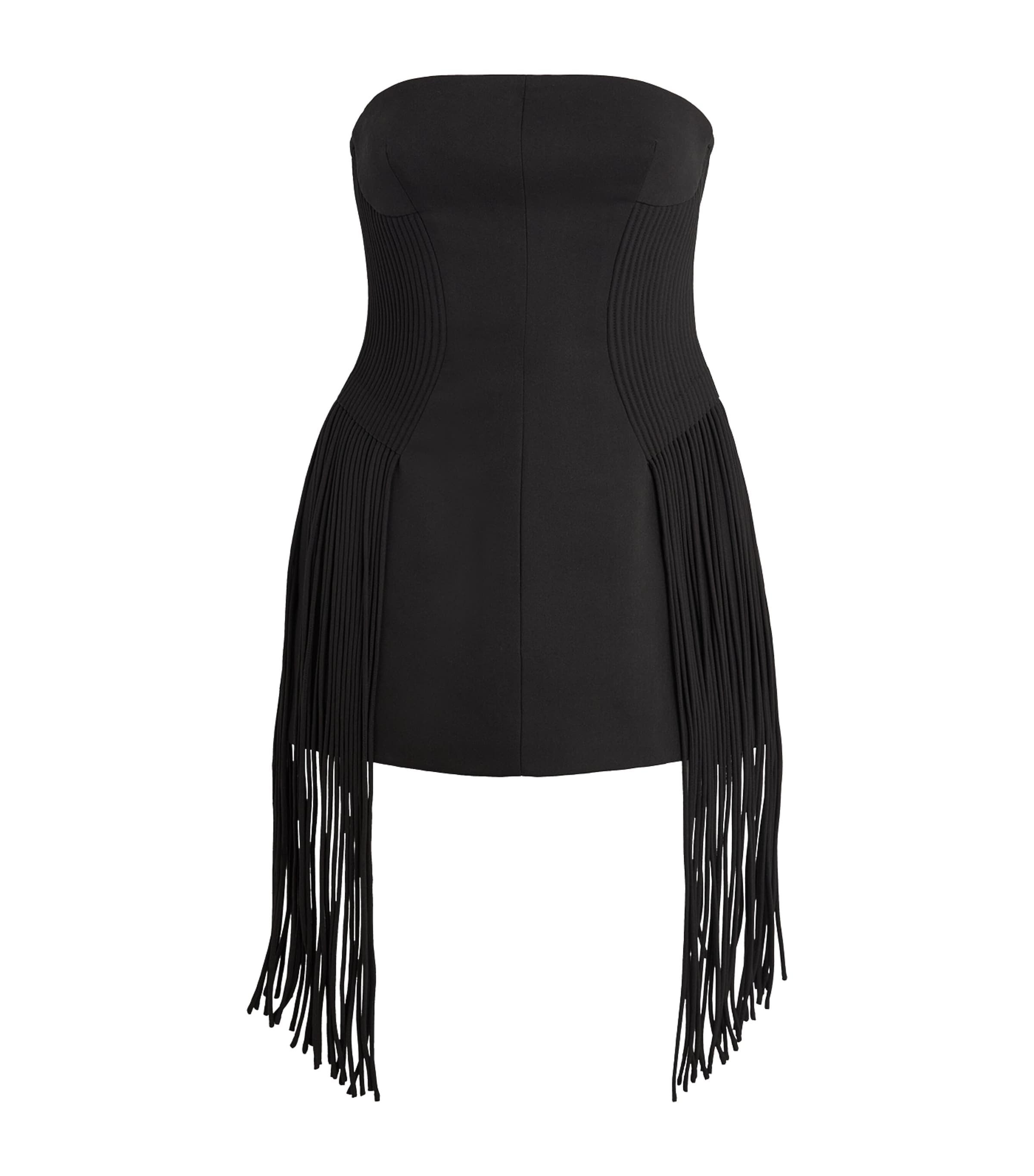 CAMILLA AND MARC FRINGE-DETAIL STRAPLESS TOP 