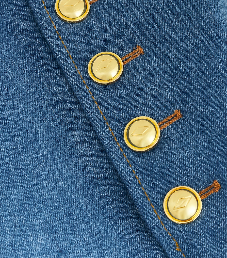 Denim Reid Maxi Skirt STONE WASH Image 5