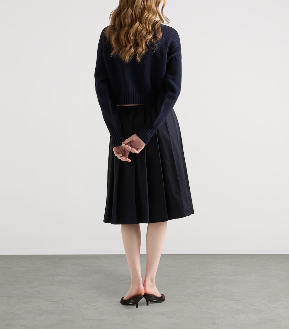 Cotton Oversized Sweater F022X Image 5