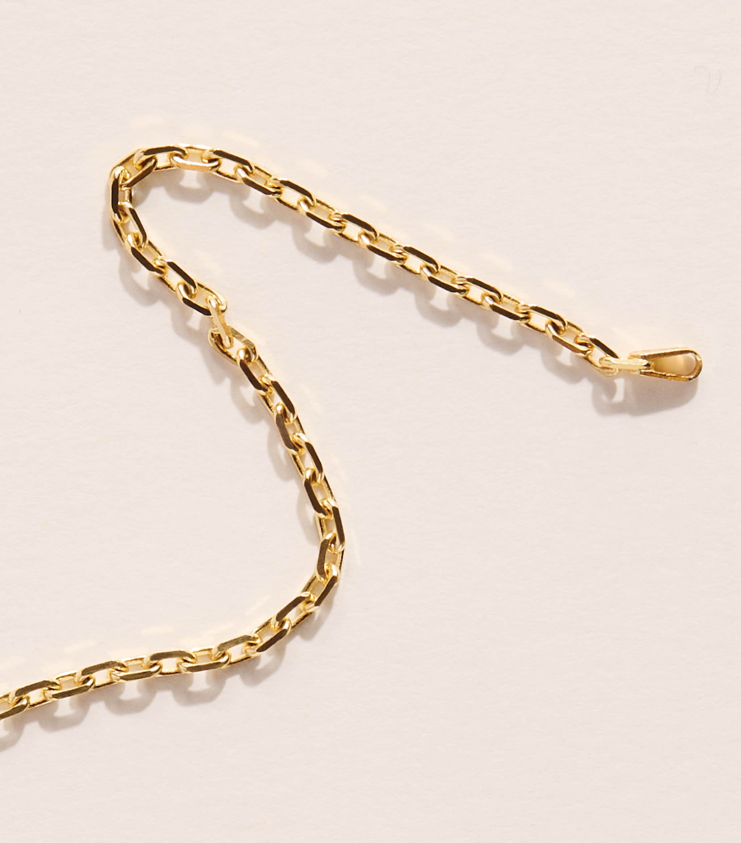 Jade Trau Yellow Gold Rectangle No.70 Chain Necklace Yellow Gold Image 4