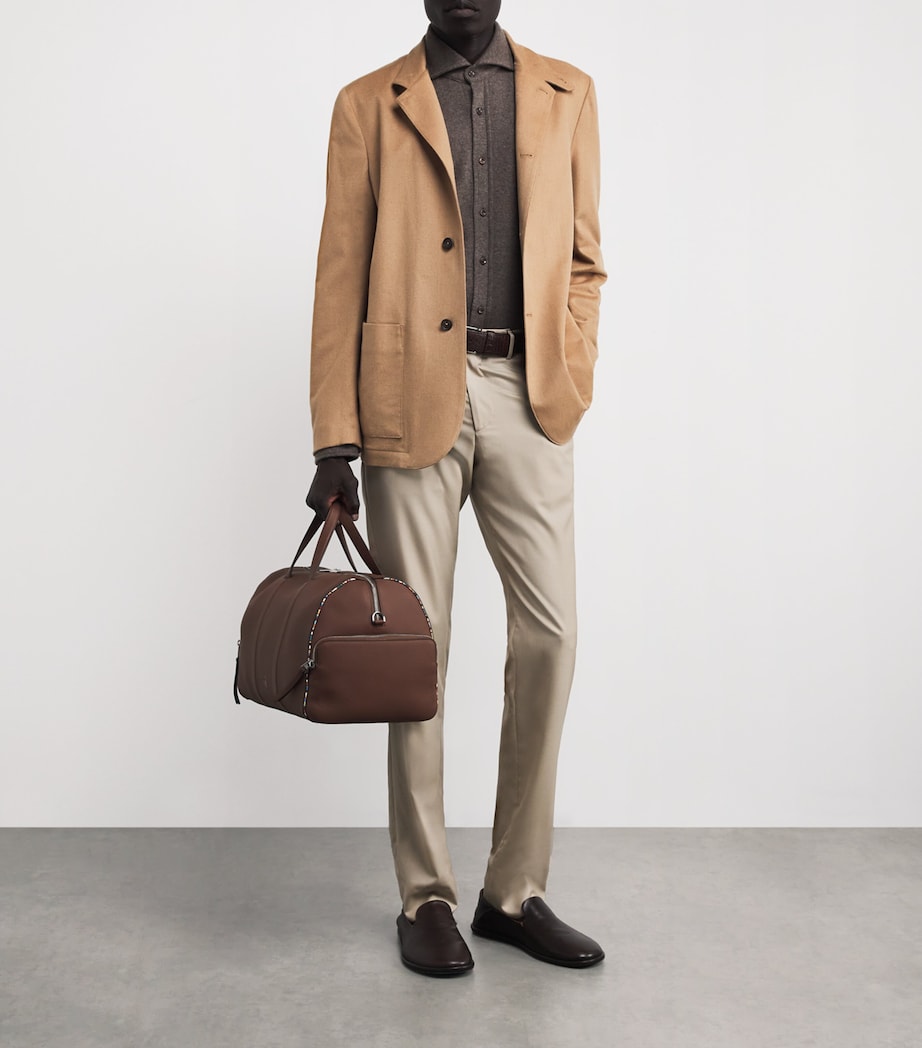 Camel and Suede Jacket 1/1 302381 NATUR T49 Image 2