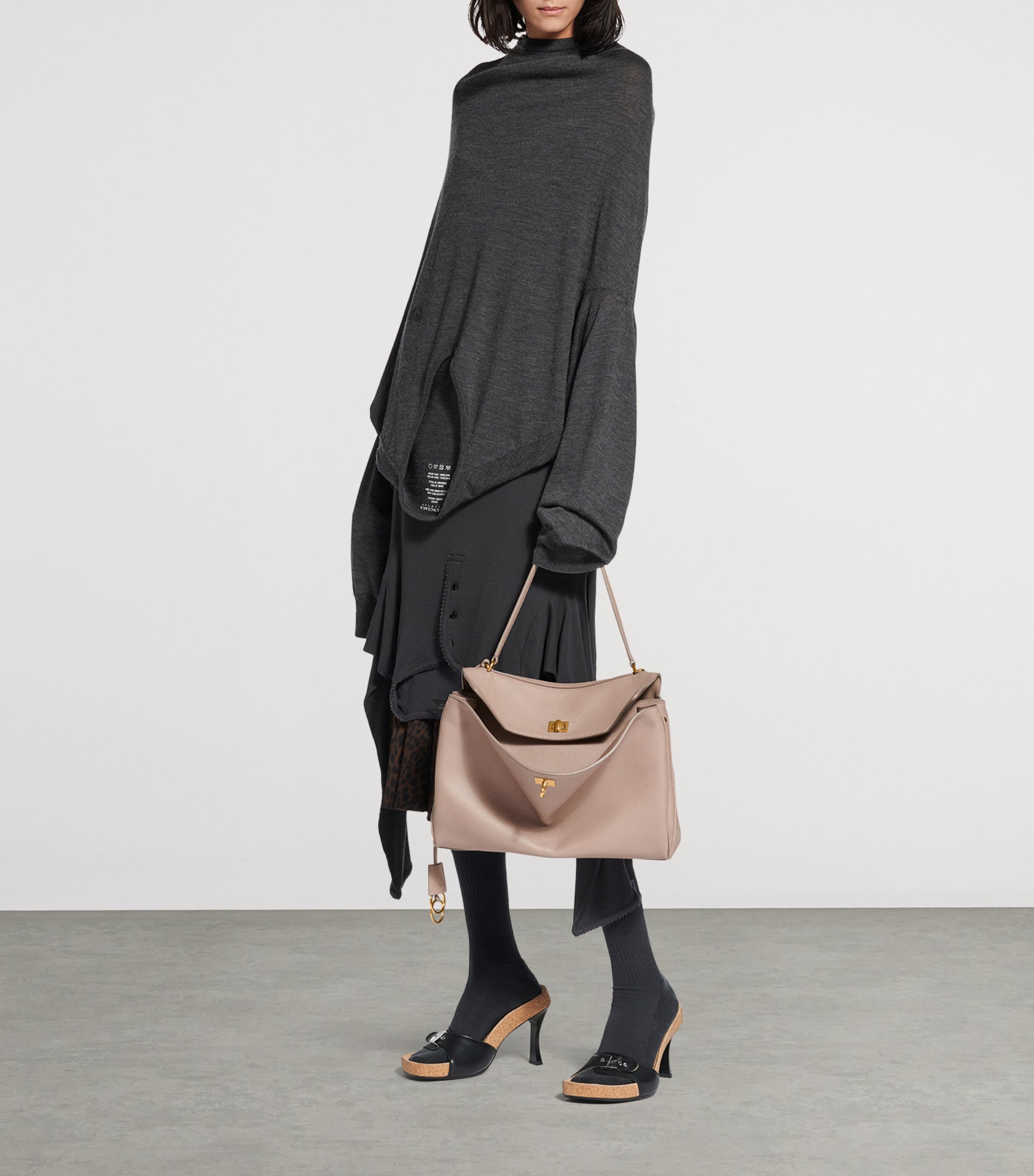 Medium Leather Rodeo Top-Handle Bag 2914 Image 8