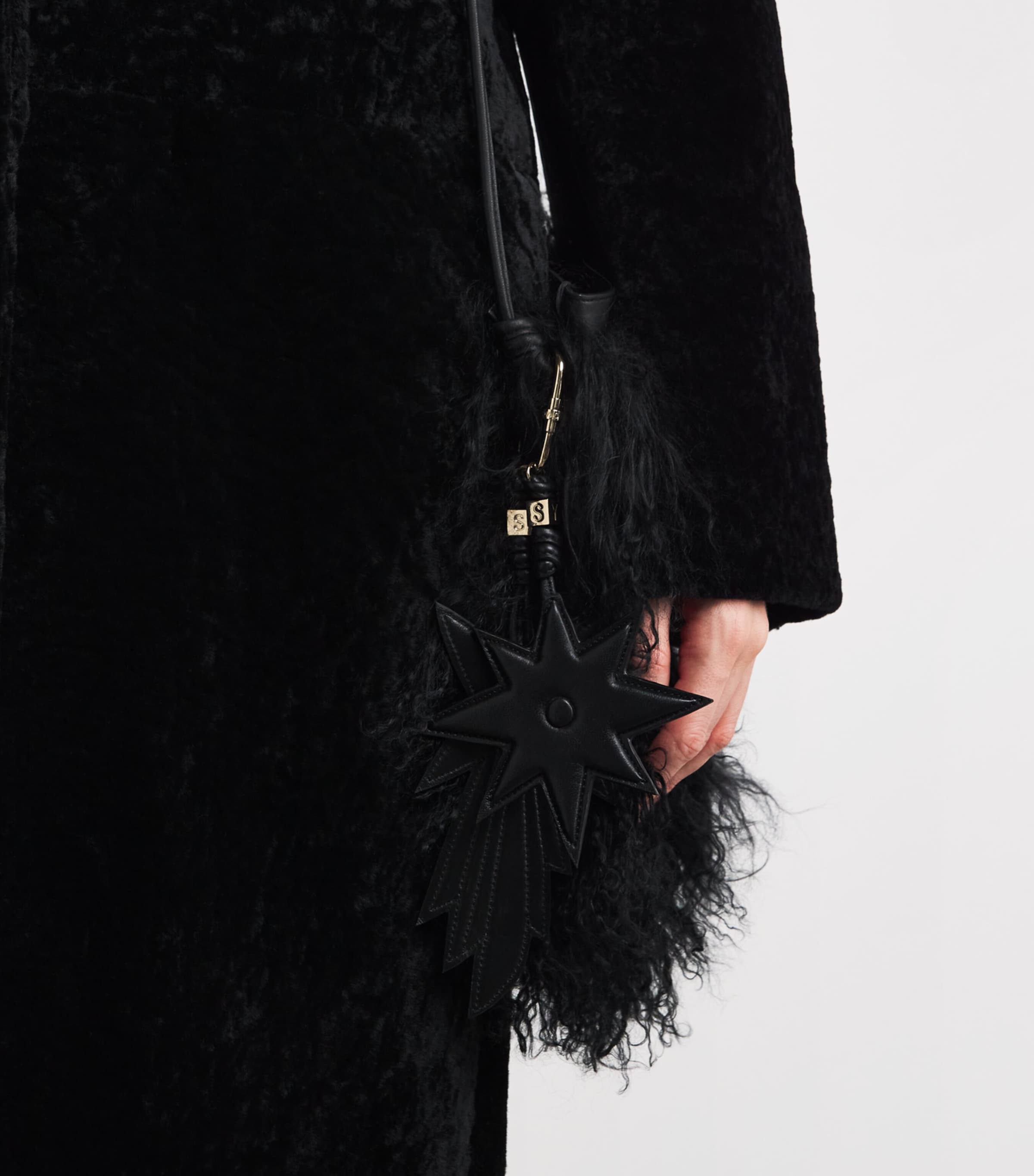 Lamb Leather Star Keyring C99 Image 4