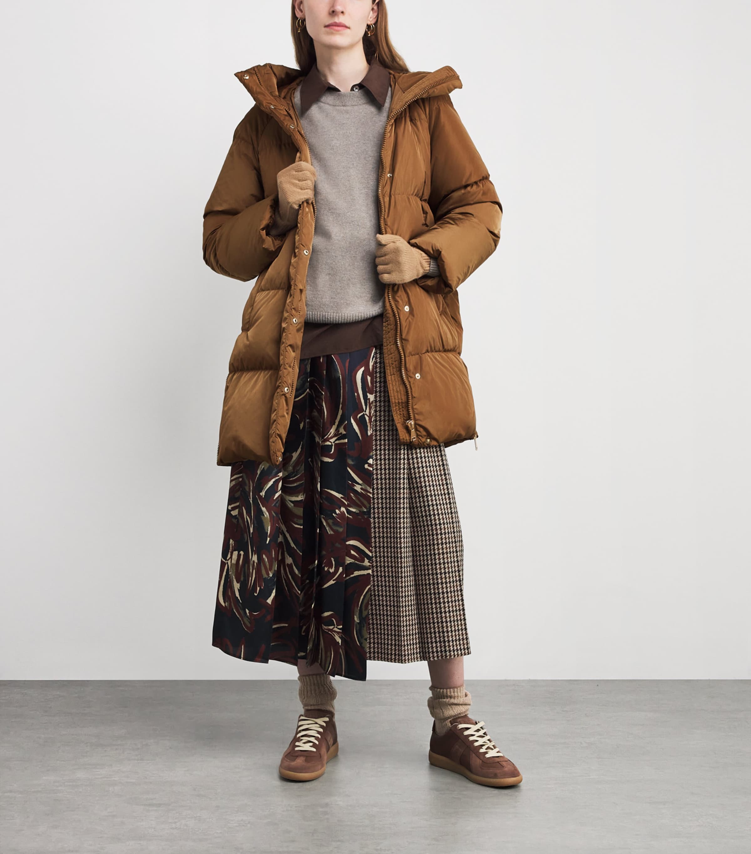 Down Quilted Parka HAZELNUT BROWN Image 2