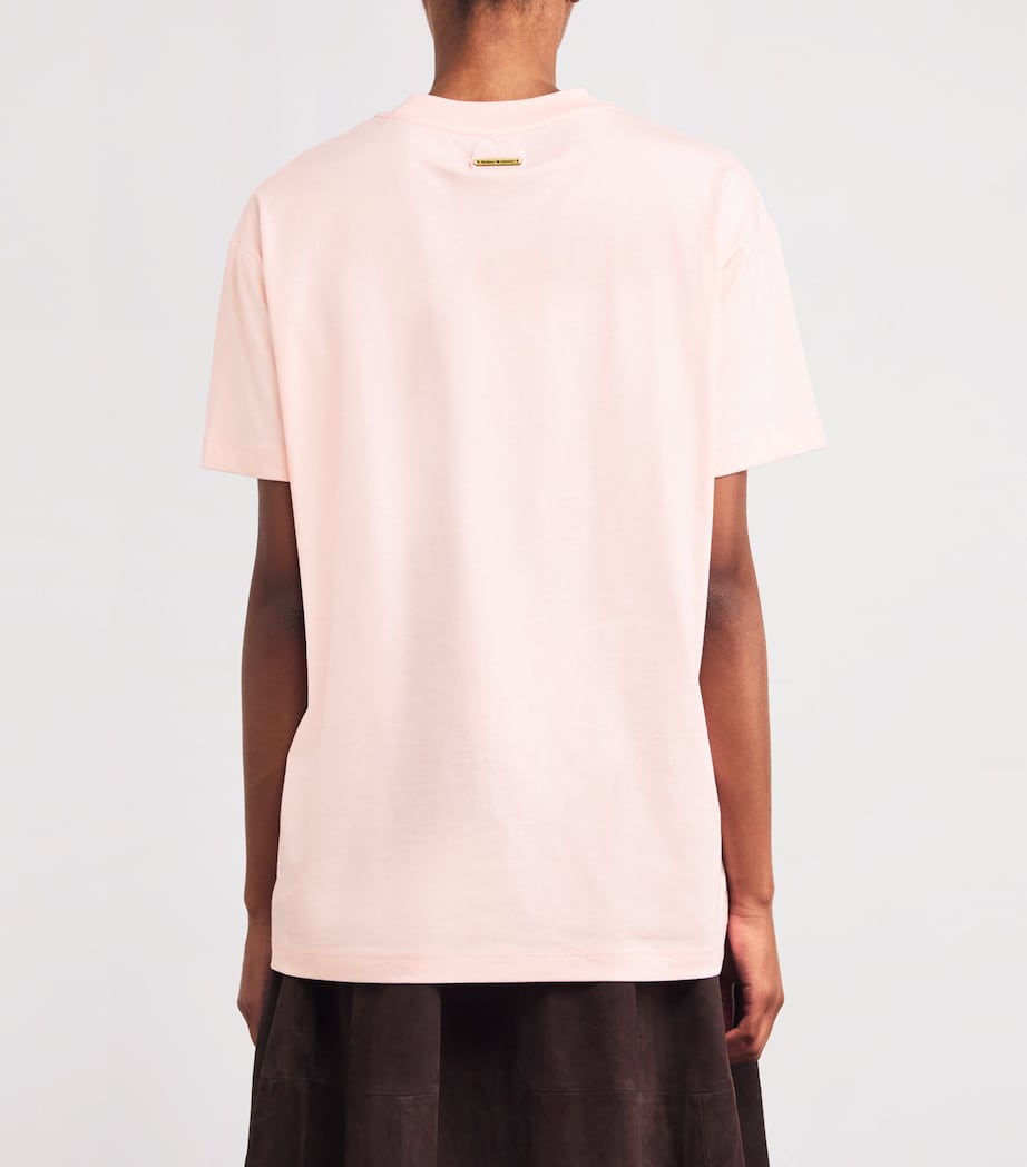 x FARM Rio Cotton Maria Clara T-Shirt ROSA Image 4