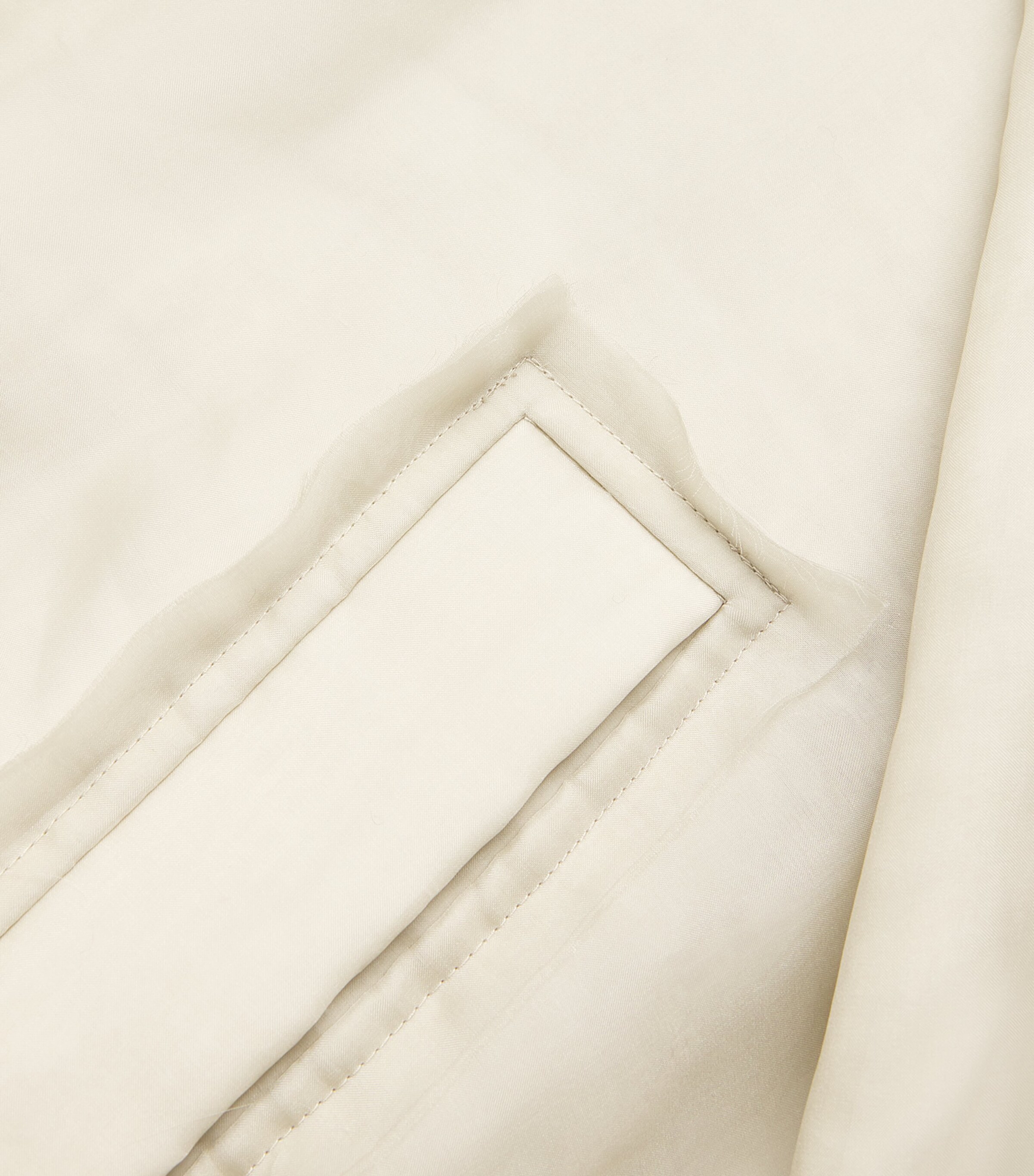 COLE BUXTON Mens Organza Bomber Jacket Vintage White Image 5