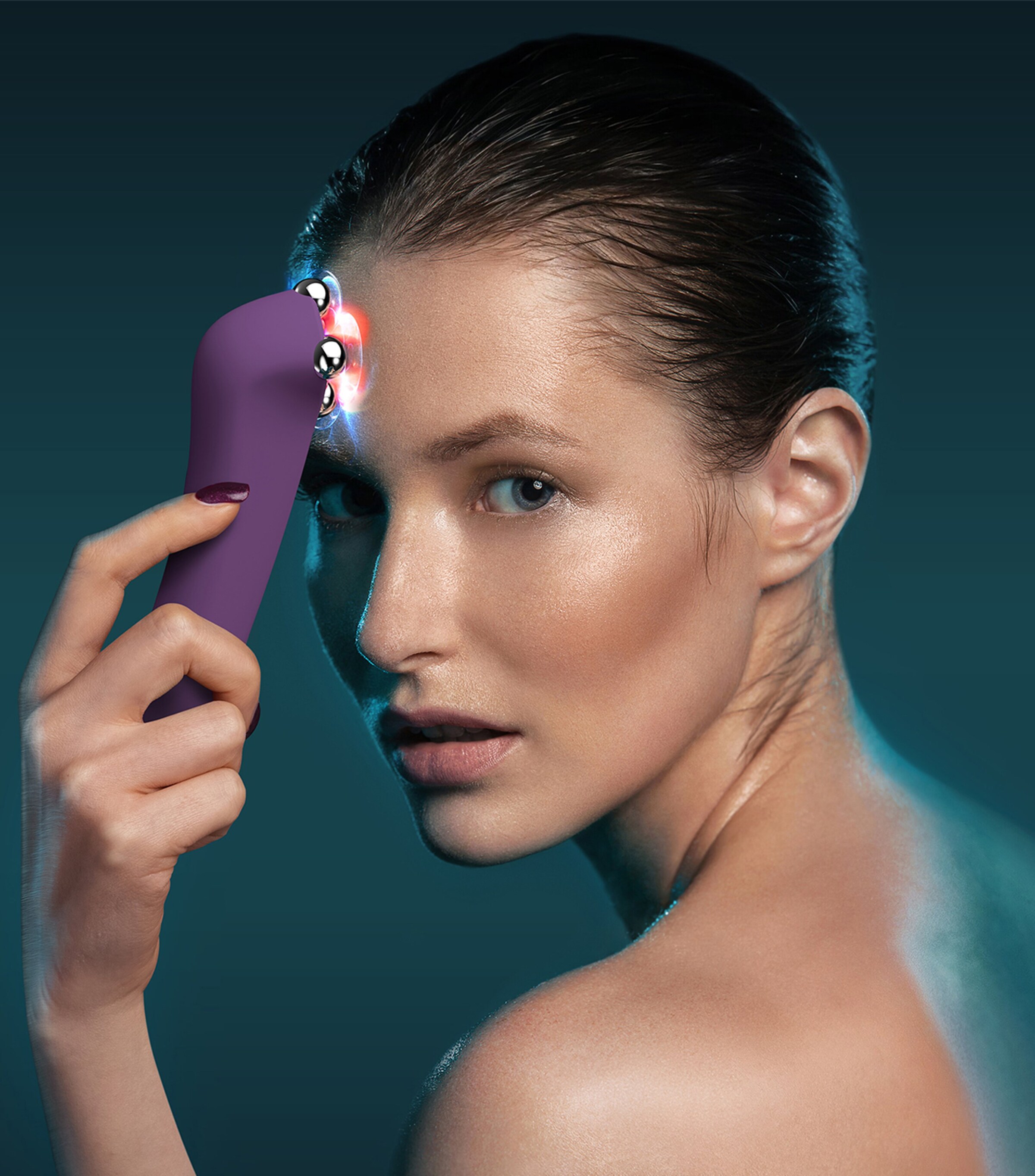 401 Dual Microcurrent LED Toning Device NO COLOUR Image 3