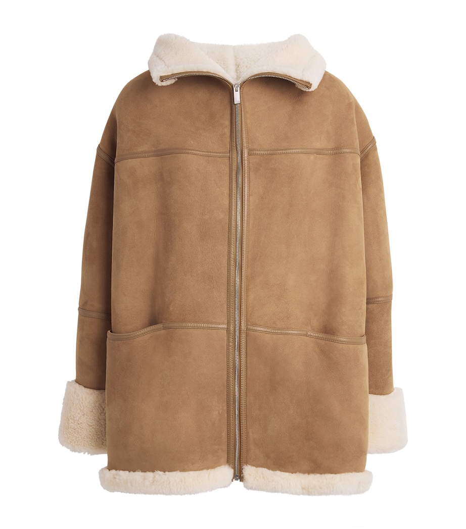 Shearling Signature Jacket 091 BISCUIT Image 1