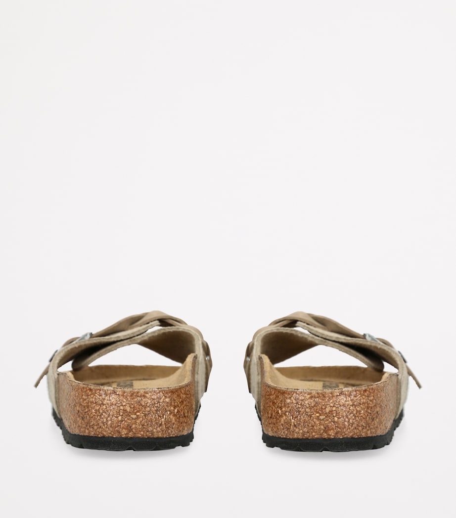 Suede Oita Braided Sandals TAUPE Image 2