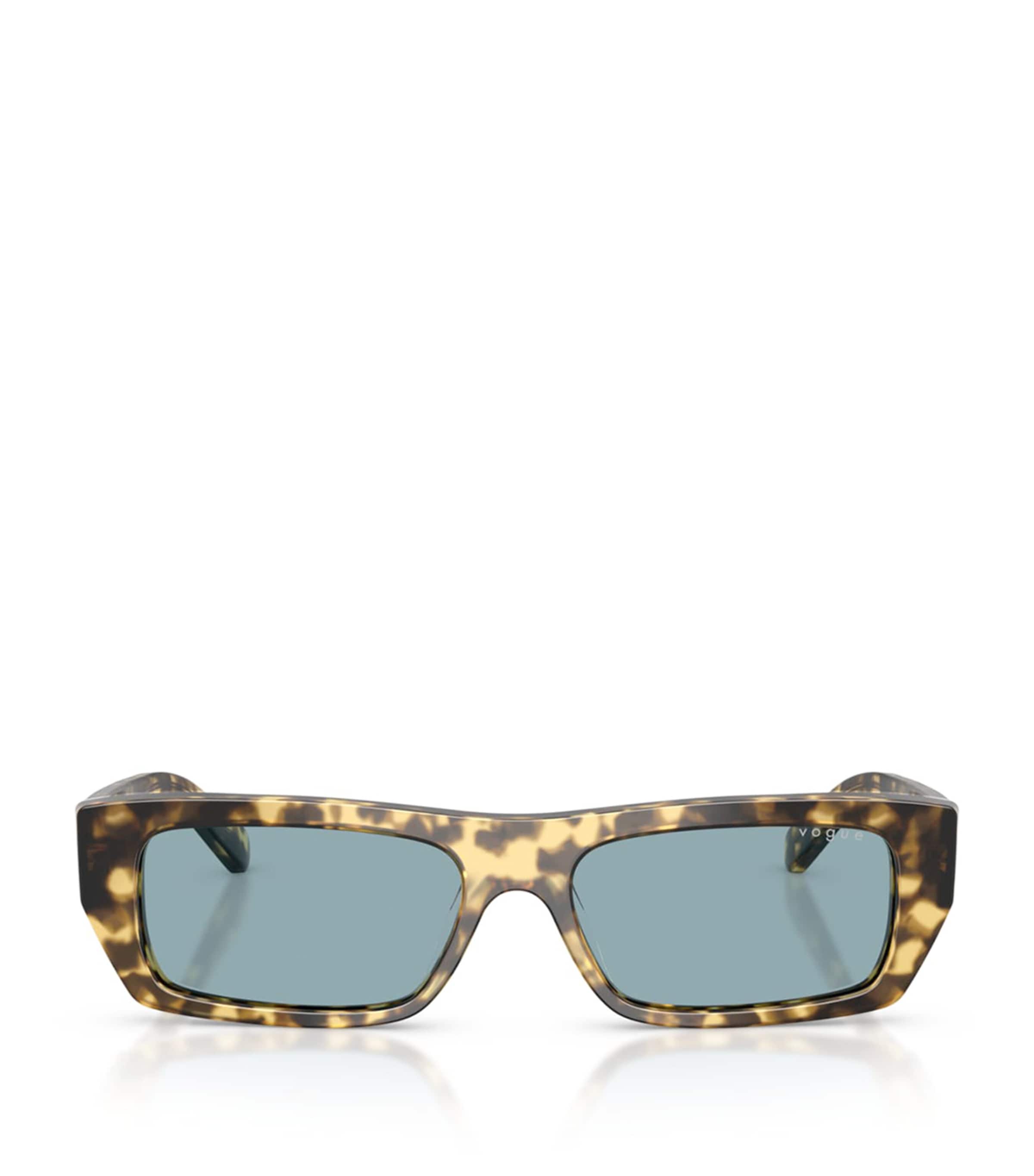 Tortoiseshell Rectangular Sunglasses 324180 Image 1