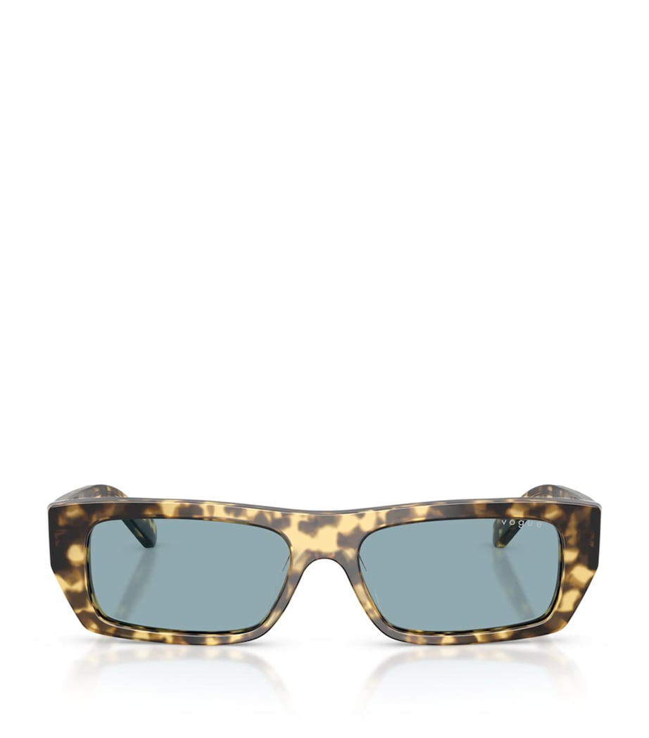 Tortoiseshell Rectangular Sunglasses 324180 Image 1