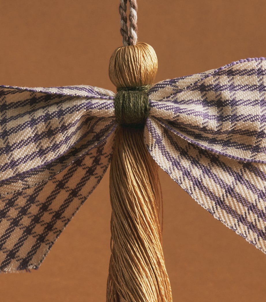 Jessica Light Tassel Bow Tree Decoration Gold/purple Image 2